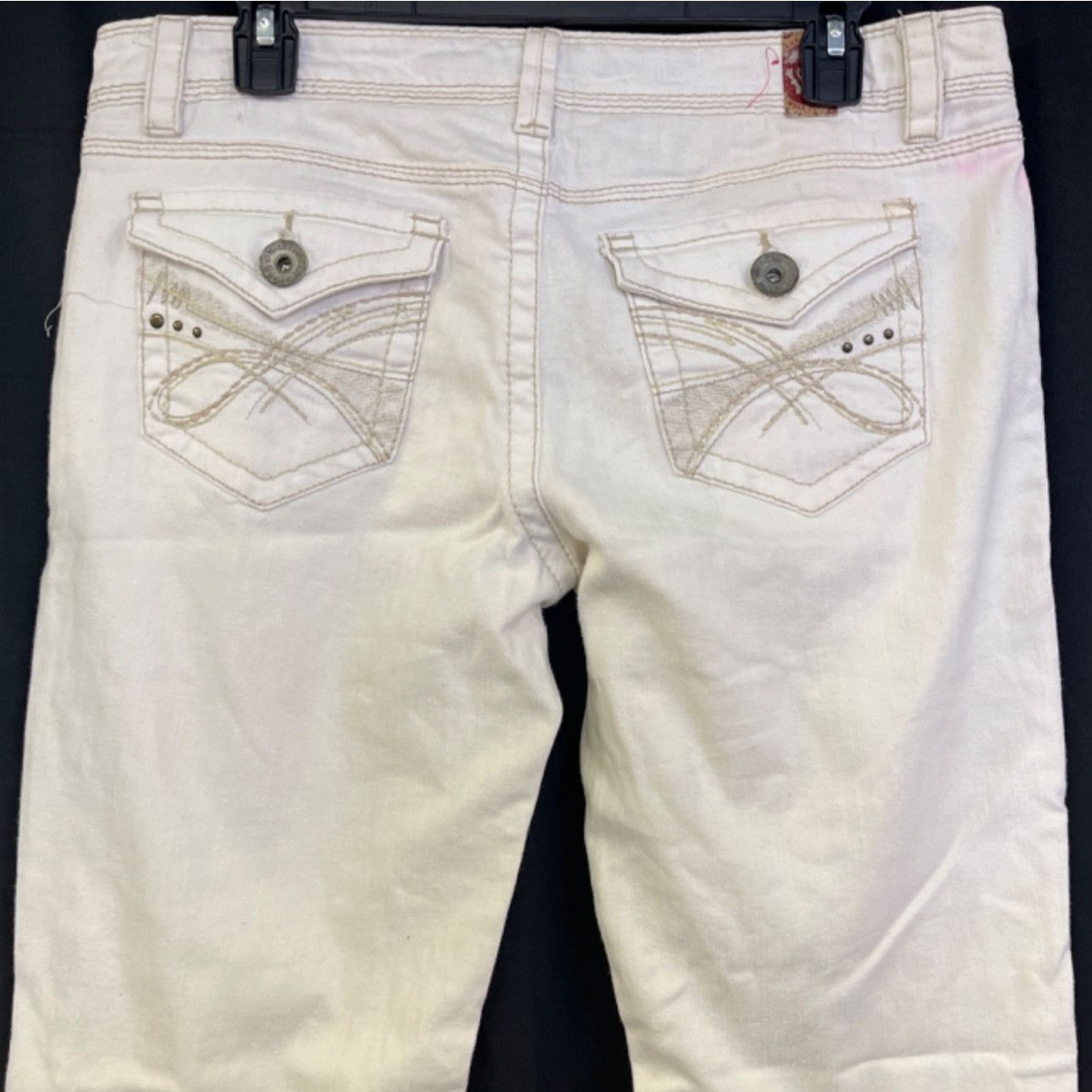Other Wallflower Vintage Women's White Pants/Flared Jeans Sz 13 SK Size 32" / US 10 / IT 46 - 4 Thumbnail