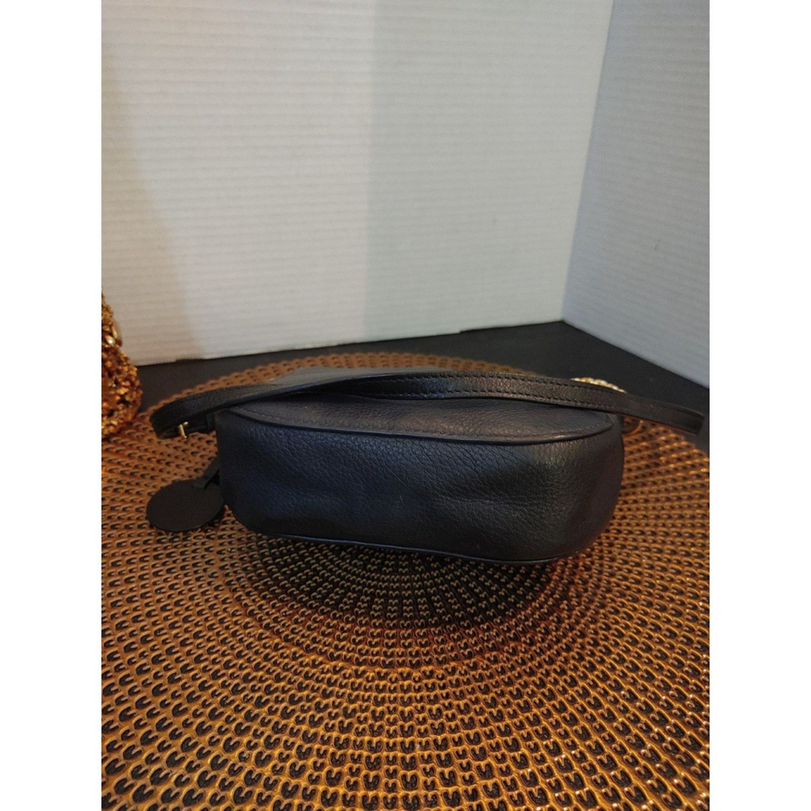 Michael Kors Michael Kors Mott Half Dome Pebbled Leather Crossbody Size ONE SIZE - 5 Thumbnail