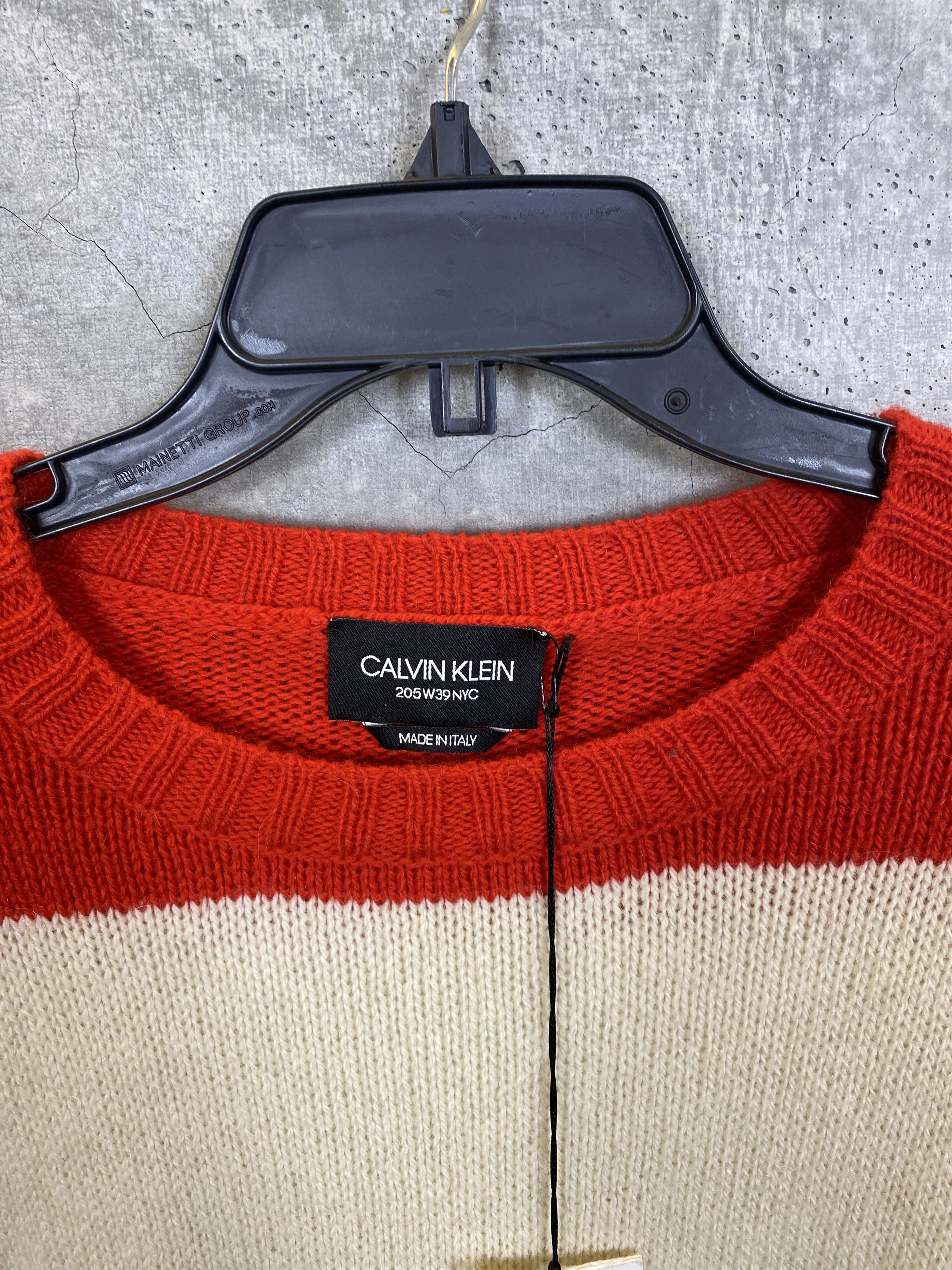 Calvin Klein 205W39NYC NWT CALVIN KLEIN 205W39NYC X RAF SIMONS STRIPE SWEATER Size US S / EU 44-46 / 1 - 3 Thumbnail