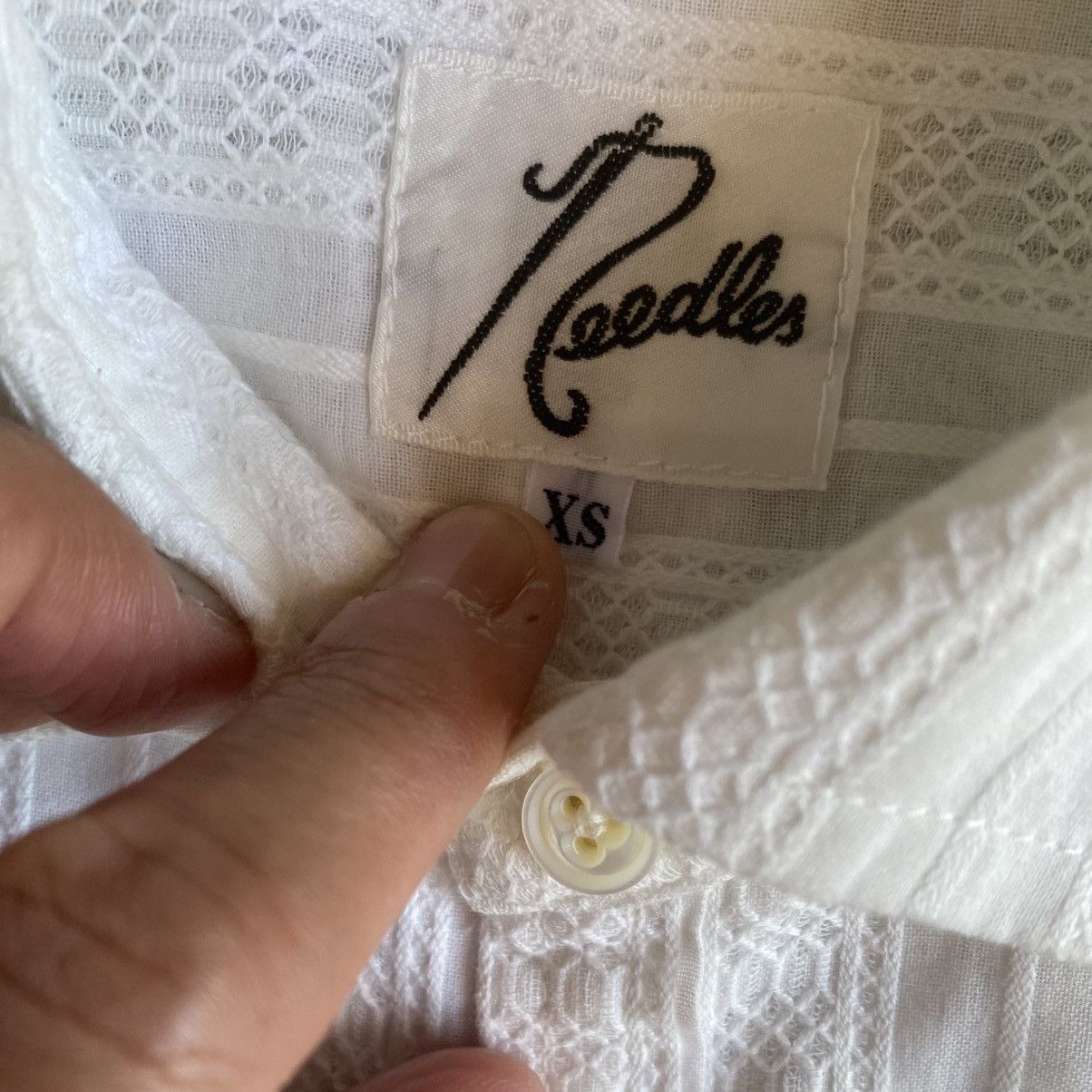 Needles Needles Pullover vertical stripes and intricate embroidery Size US XS / EU 42 / 0 - 5 Thumbnail