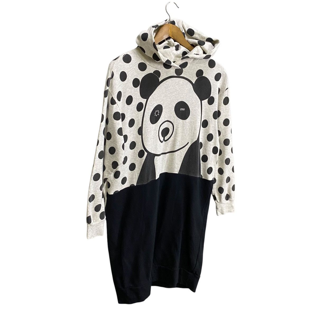 Frapbois × Issey Miyake × Japanese Brand Frapbois zoo polkadot panda hoodie Size L / US 10 / IT 46 - 2 Thumbnail