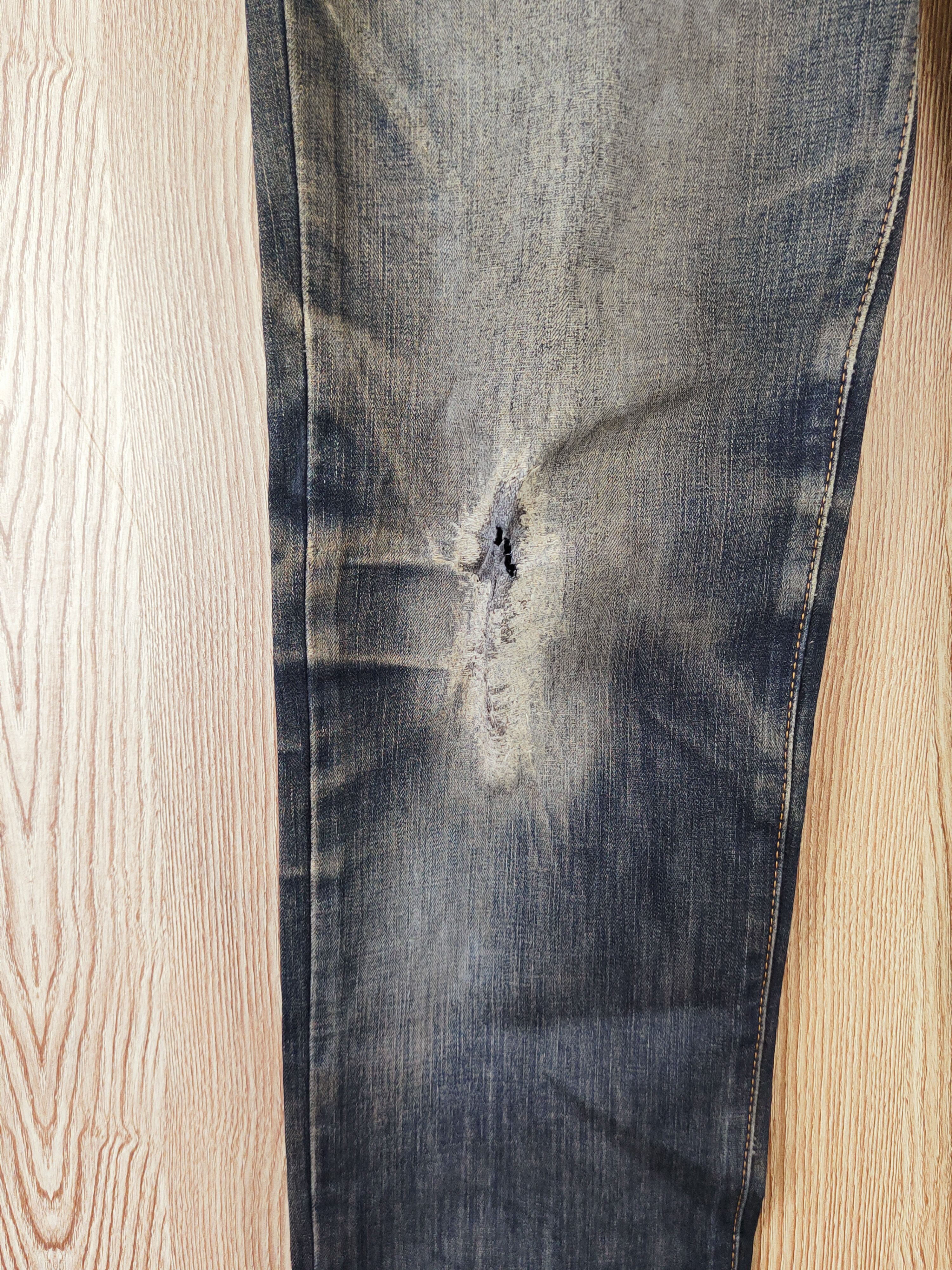 Edwin Edwin Blue Faded Distressed Ripped Jeans#W 111 Size US 32 / EU 48 - 4 Thumbnail