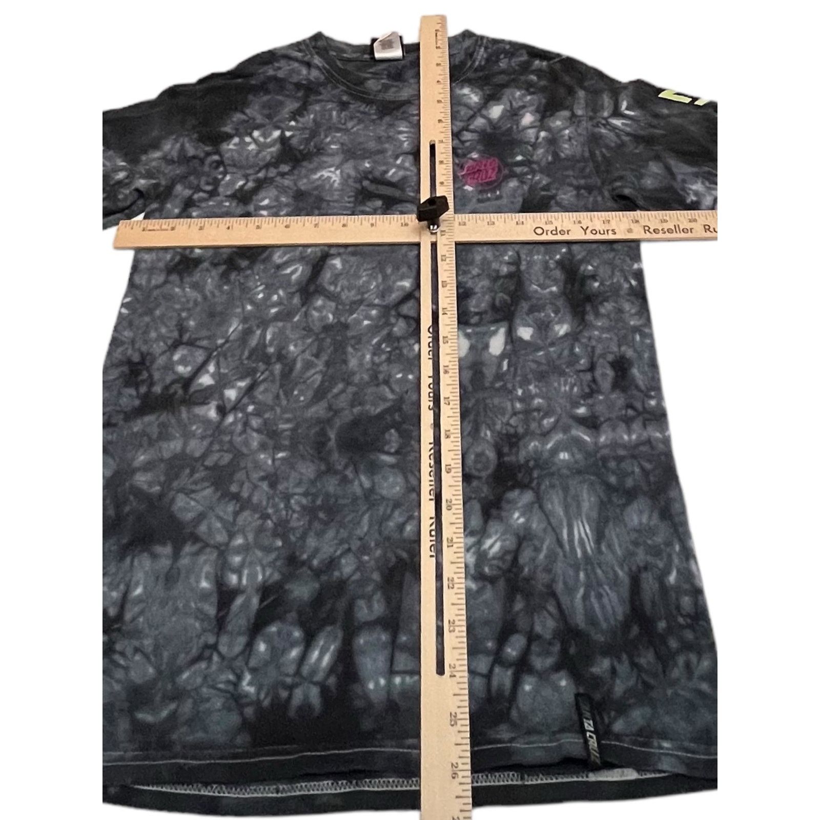 Santa Cruz Skateboards Santa Cruz All Genders Longsleeve Tye Dye Black & Gray Shirt Size US S / EU 44-46 / 1 - 10 Thumbnail