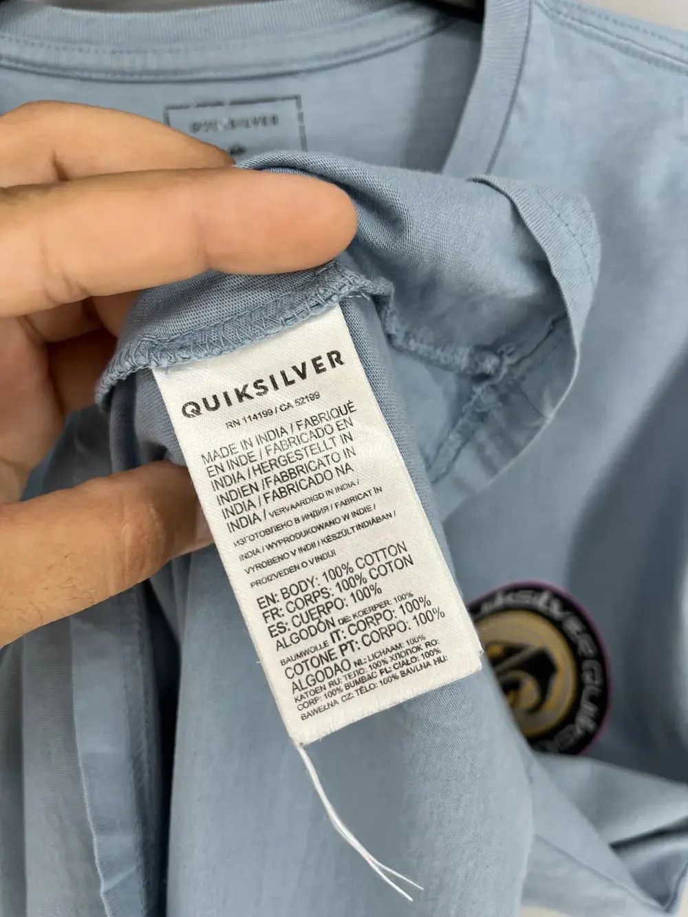 Quiksilver Vintage Quiksilver T-Shirt Medium Gray Surf Skateboard y2k Size US L / EU 52-54 / 3 - 6 Thumbnail