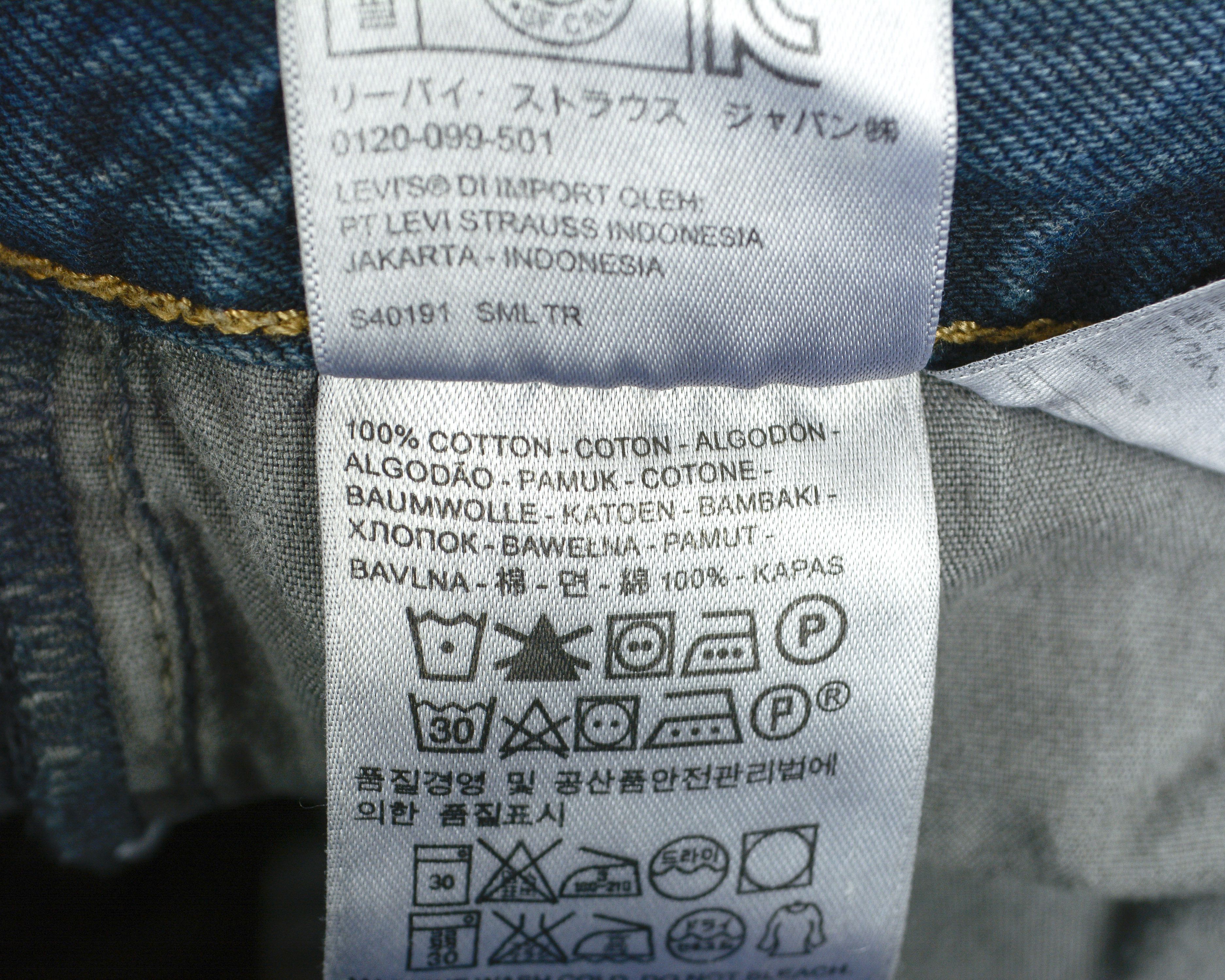 Levi's 505 C Mens W29 L30 Slim Straight Jeans Pants Trousers Ripped Size US 29 - 12 Thumbnail