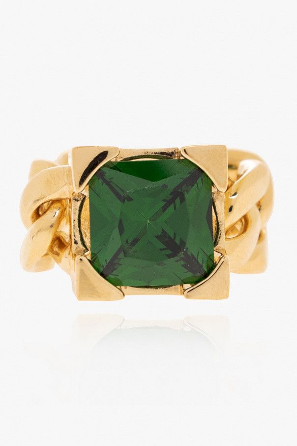 Bottega Veneta o1bcso1str0725 Size: 15 / Chains Ring in Gold Size ONE SIZE - 1 Thumbnail