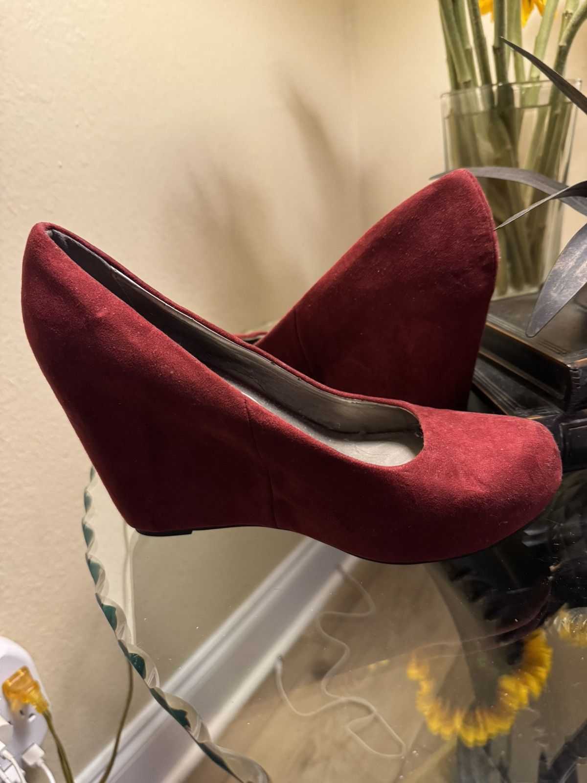 Other Red wedge heels Size US 8 / IT 38 - 2 Thumbnail