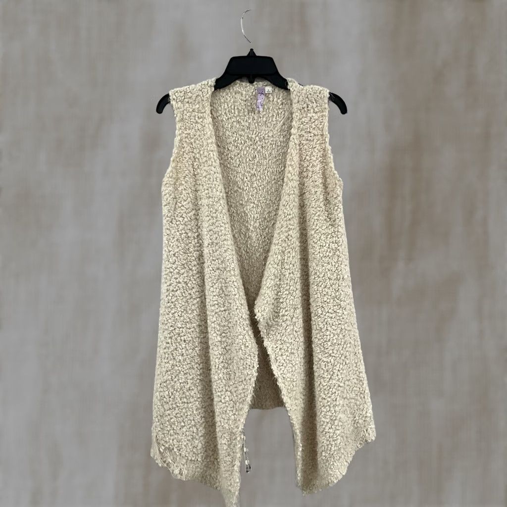 Vintage Alya Long Cardigan Woman Cardigan Cream Crochet S Relaxed Small Size S / US 4 / IT 40 - 1 Thumbnail