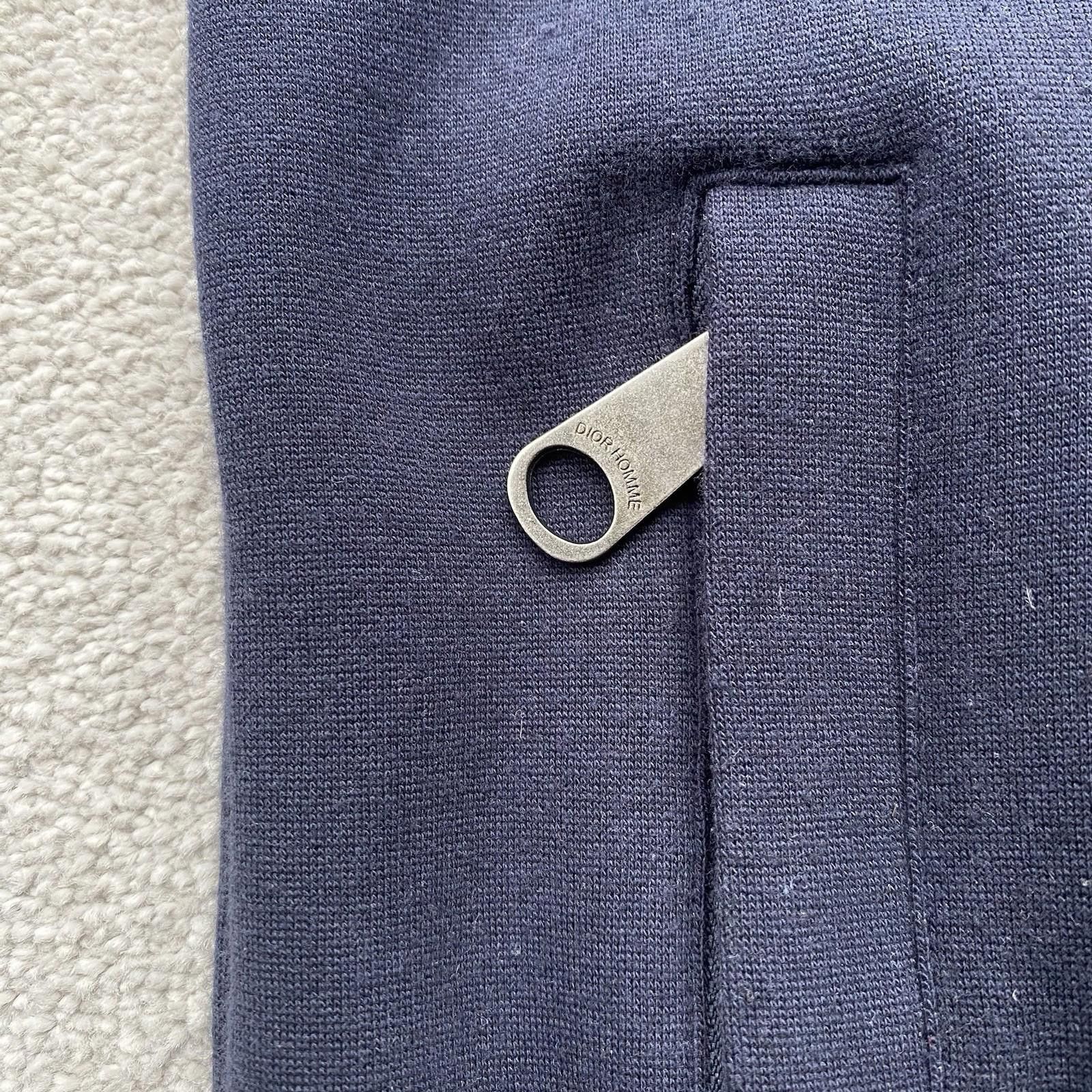 Dior Dior Homme 1/4 Zip Embroidered Bee Sweatshirt Size 50 Navy Size US M / EU 48-50 / 2 - 5 Thumbnail