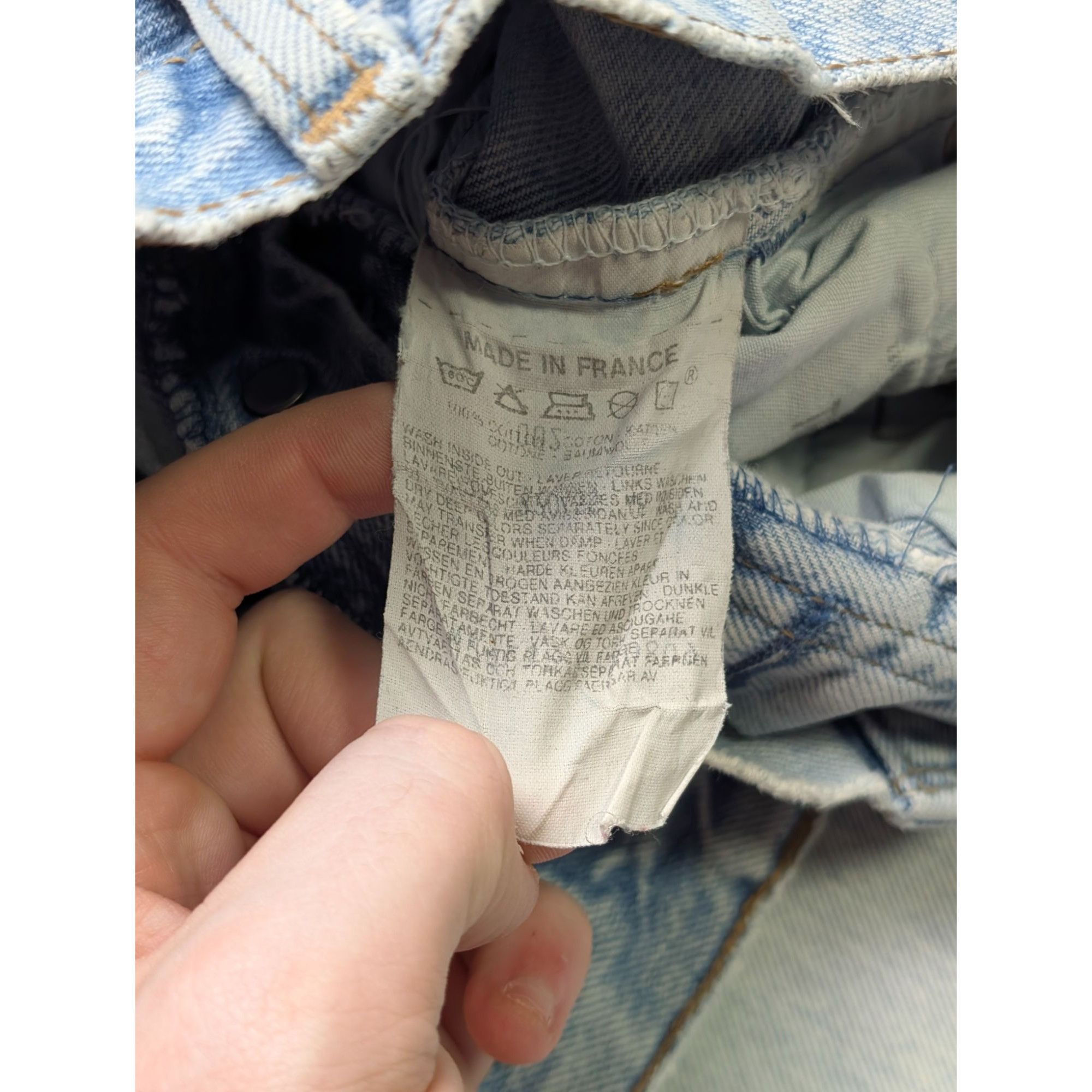 Levi's Levi's 518 Vintage Light Wash Denim Jeans Pants (Y1086) Size US 29 - 7 Thumbnail
