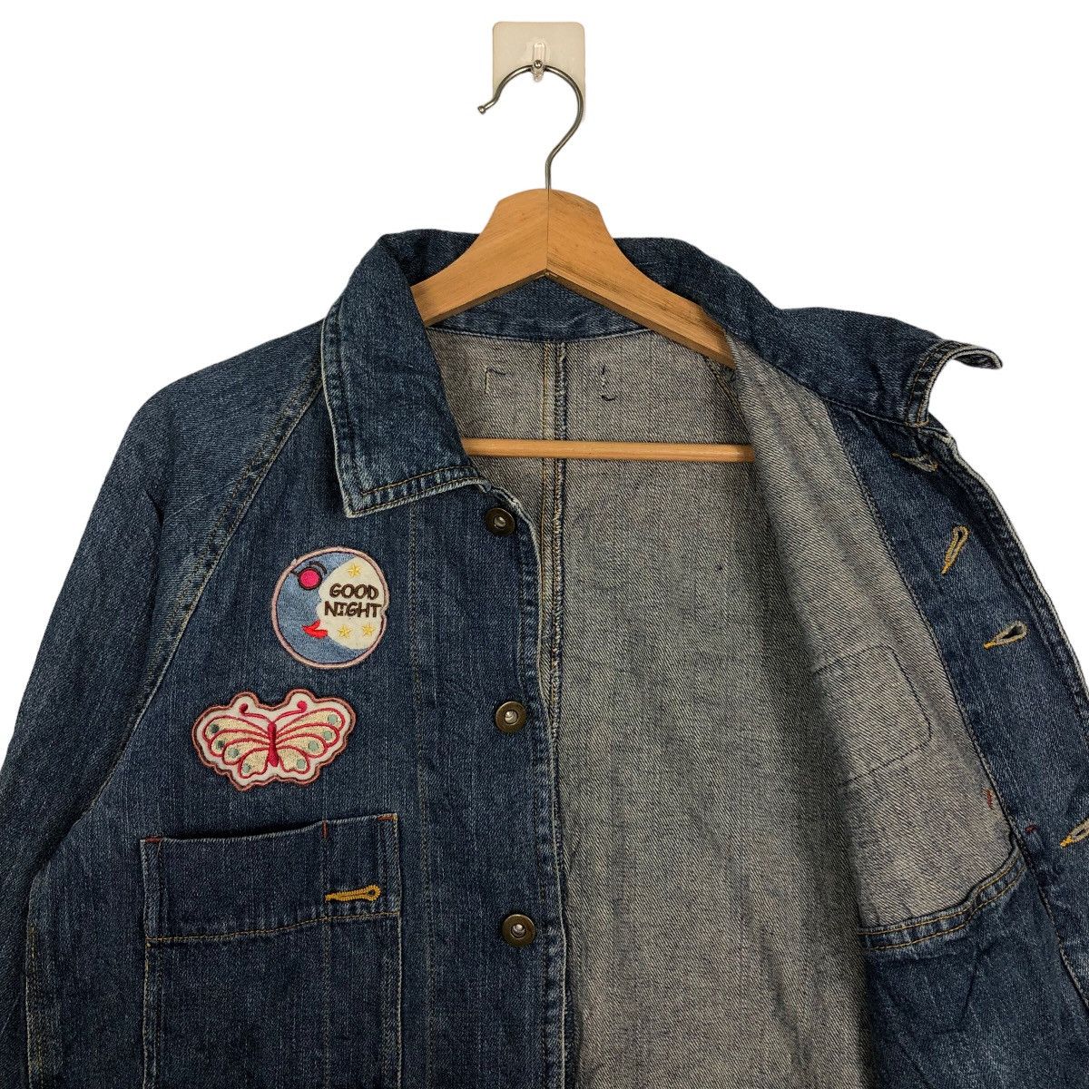 Hysteric Glamour 🔥Rare Denim Chore Work Jacket Full Patches Japan Size US M / EU 48-50 / 2 - 10 Thumbnail