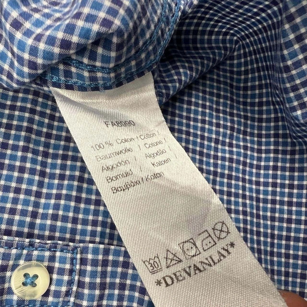 Lacoste Lacoste Button Up Shirt 40 Classic Fit Gingham Check Cotton Size US XXS / EU 40 - 6 Thumbnail