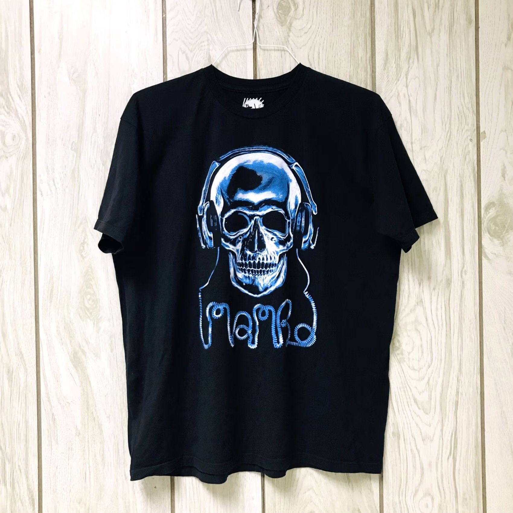 Mambo VINTAGE Mambo T-Shirt Mens XL Black Inverted Skull Headphones 90s Punk Rock Graphic Australia Farting Dog Feature: Graphic Print, Cotton, Short Sleeve Size US XL / EU 56 / 4 - 2 Thumbnail
