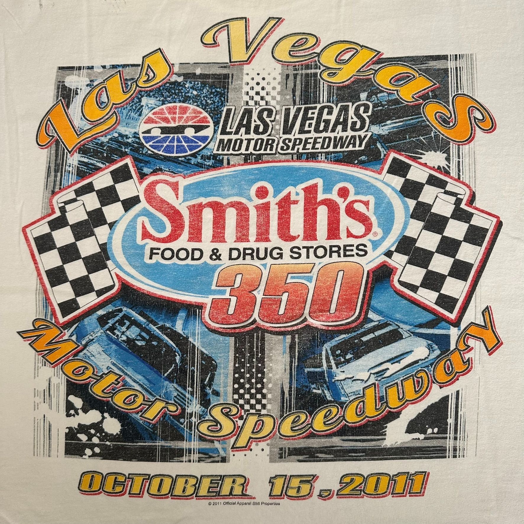 NASCAR Vintage Y2K NASCAR Truck Racing T-Shirt Smith's 350 Las Vega Size US L / EU 52-54 / 3 - 5 Thumbnail