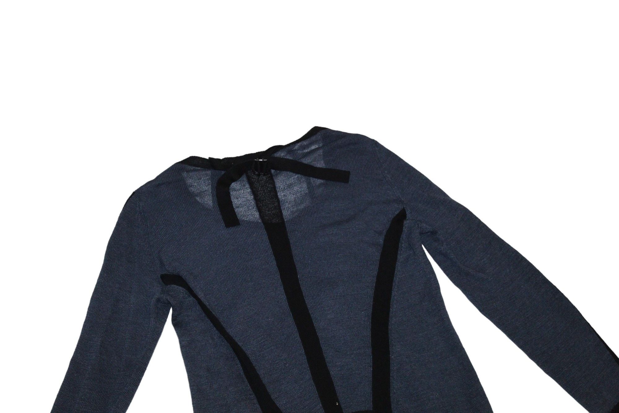 Yohji Yamamoto Y's Red Label Ramie Linen Blend Asymmetric Layered Cardigan Size US M / EU 48-50 / 2 - 6 Thumbnail