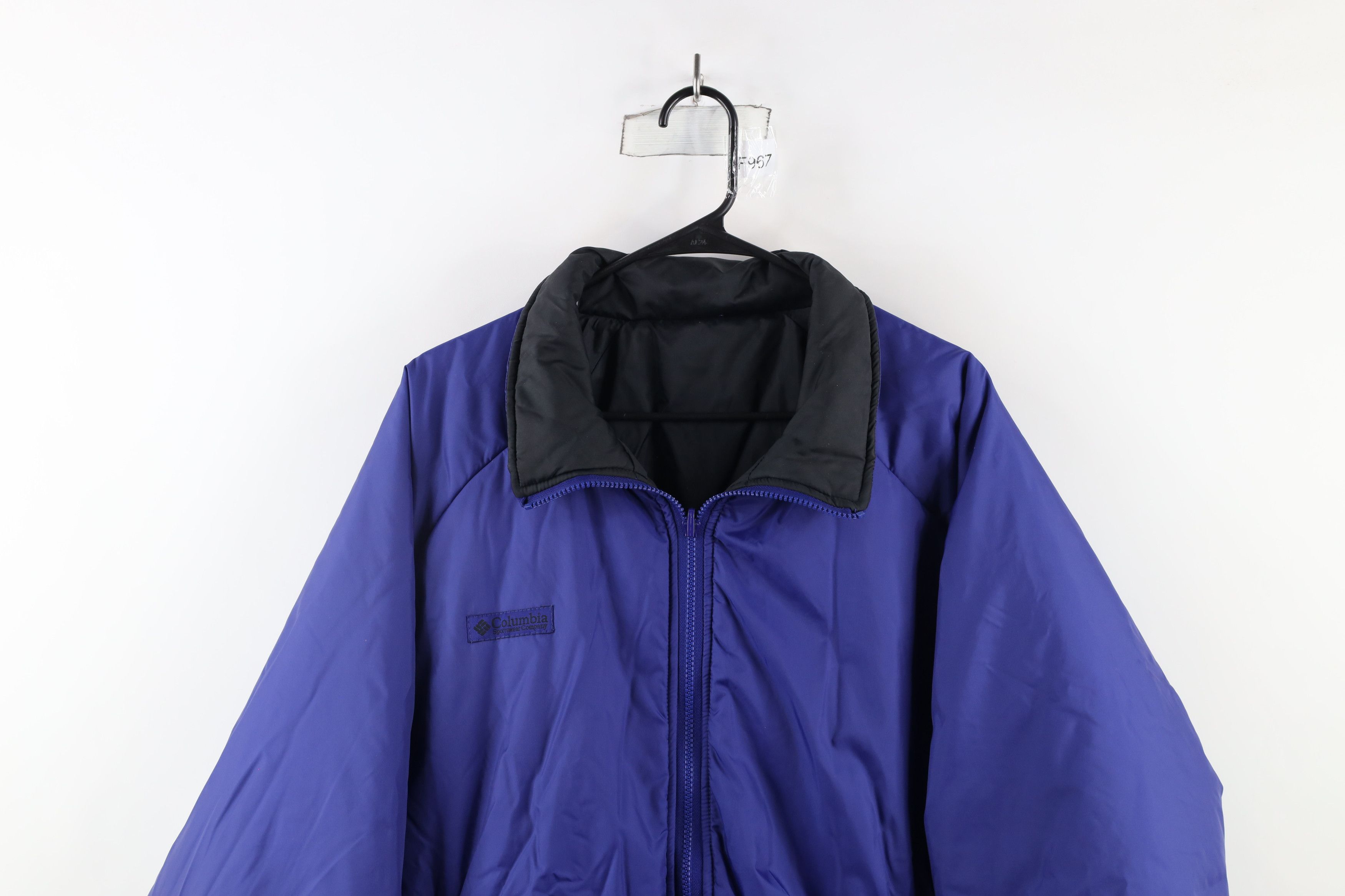Columbia × Vintage Vintage 90s Columbia Reversible Puffer Bomber Jacket Coat Size US XL / EU 56 / 4 - 2 Thumbnail
