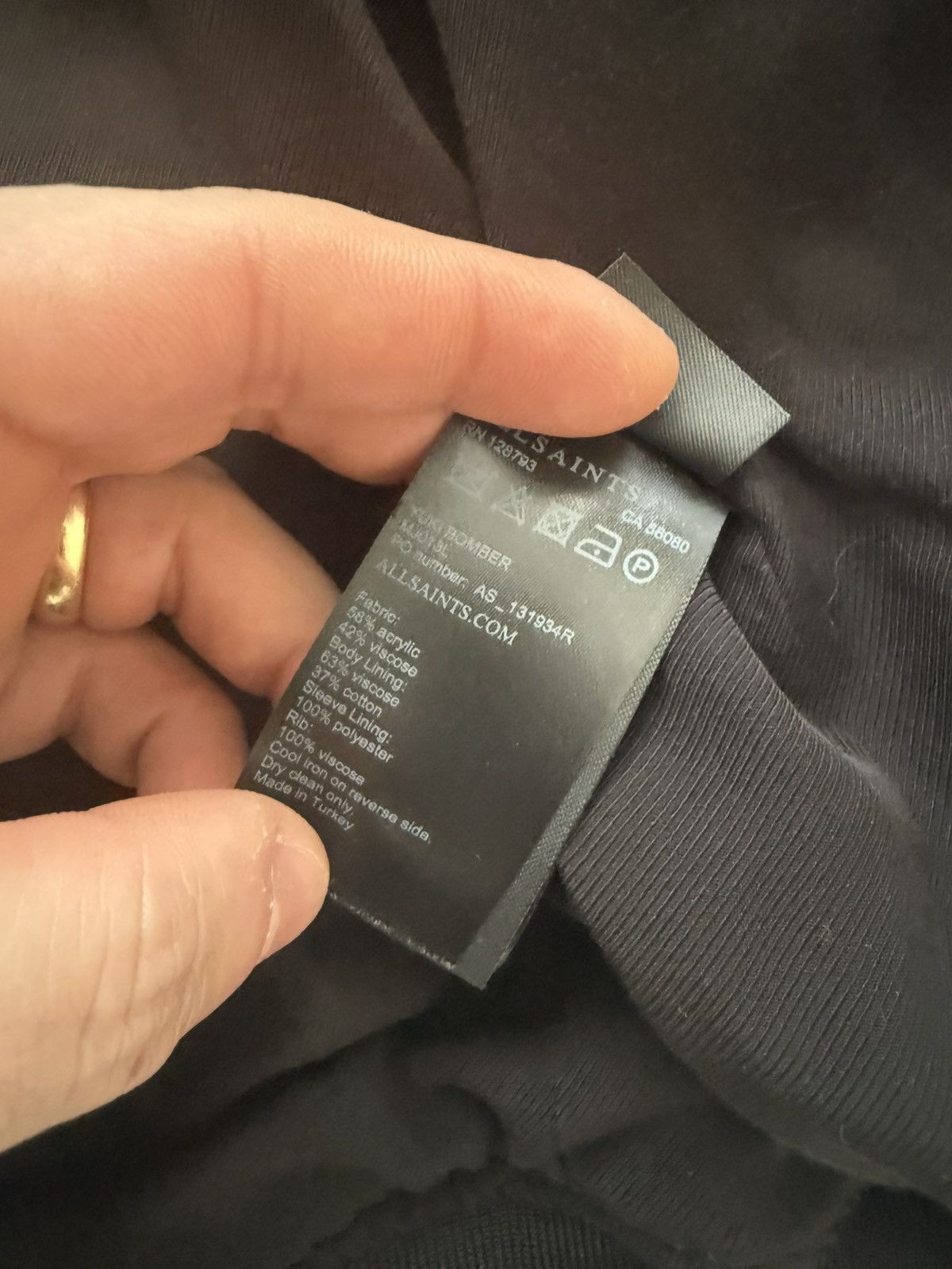 Allsaints Teddy style satin jacket Size US M / EU 48-50 / 2 - 6 Thumbnail