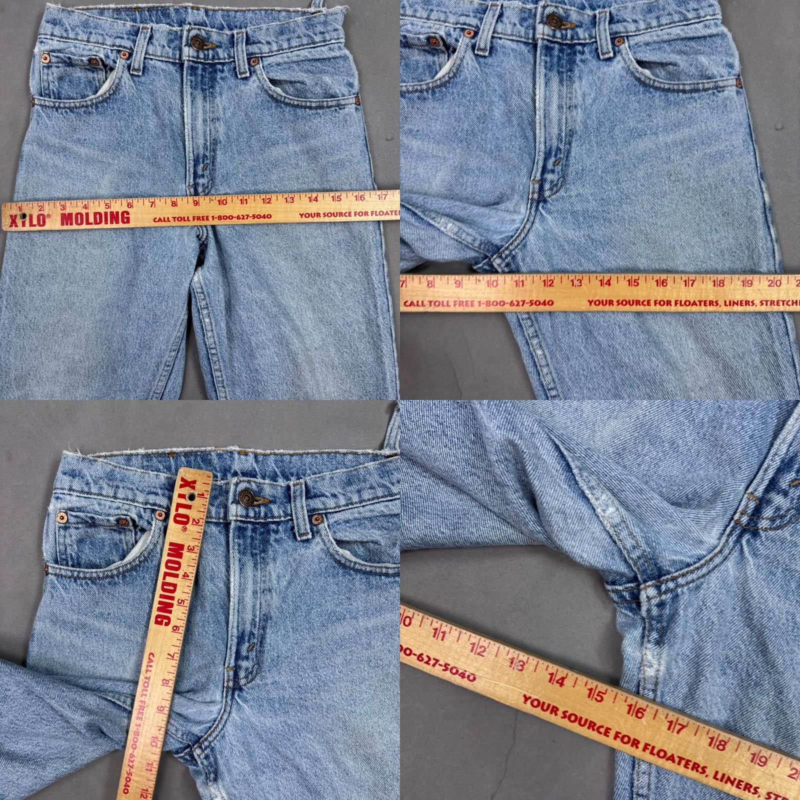 Levi's VINTAGE Levi's 550 Jeans Men 28x26 Blue Made USA Light 90s Relaxed Denim Tapered 5-Pocket Womens? Size US 28 / EU 44 - 9 Thumbnail