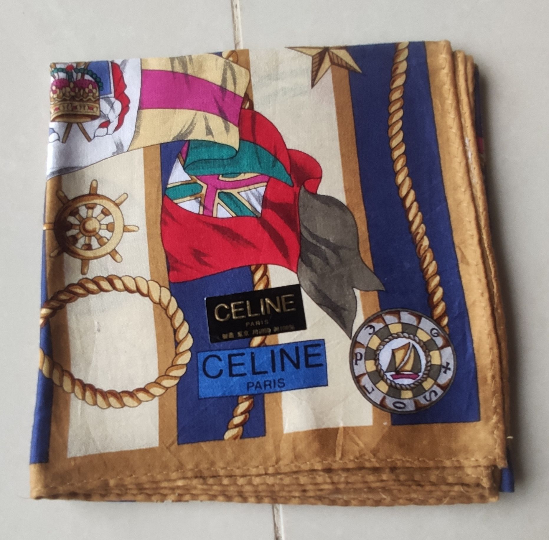 Celine Beautiful Celine Handkerchief Size ONE SIZE - 6 Thumbnail