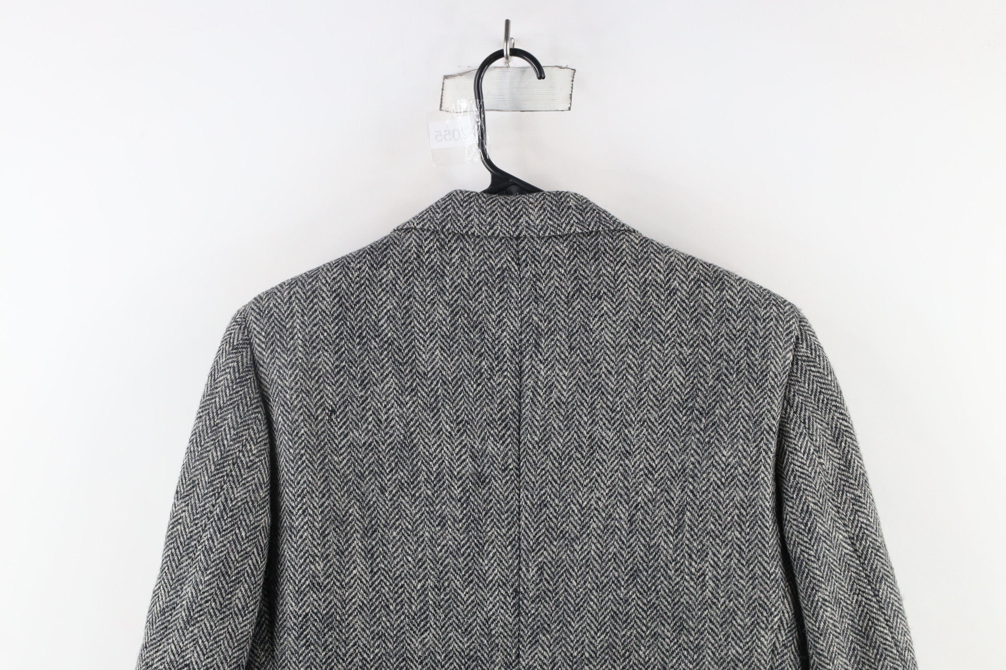 Vintage Vintage 60s Rockabilly Tweed Herringbone Suit Coat Jacket Size US M / EU 48-50 / 2 - 14 Thumbnail