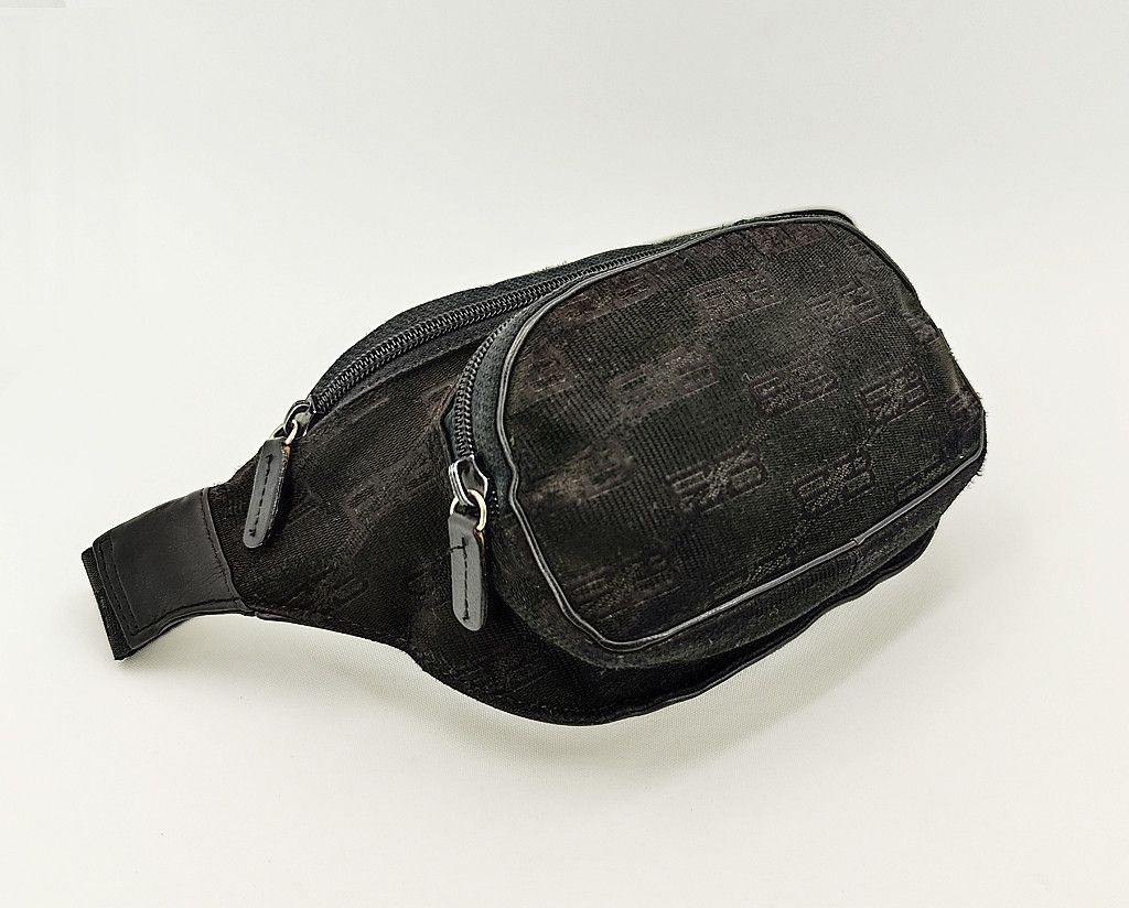 Balenciaga distressed BALENCIAGA waist chest bag monogram logo vintage Size ONE SIZE - 7 Thumbnail