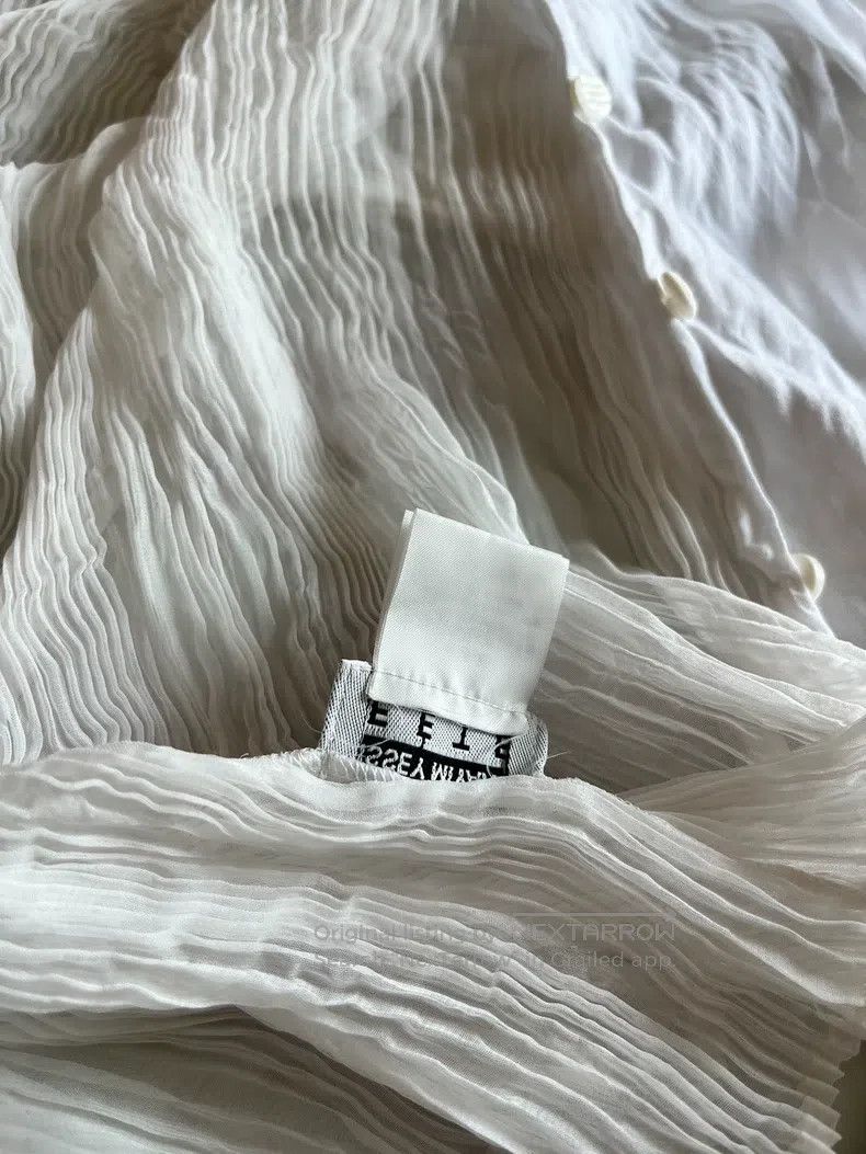 Issey Miyake Issey Miyake White Jacket Size S / US 4 / IT 40 - 7 Thumbnail