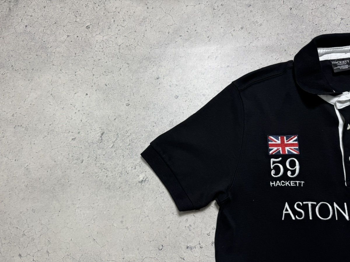 Hackett Hackett Aston Martin Racing Black Polo Shirt Size US S / EU 44-46 / 1 - 3 Thumbnail