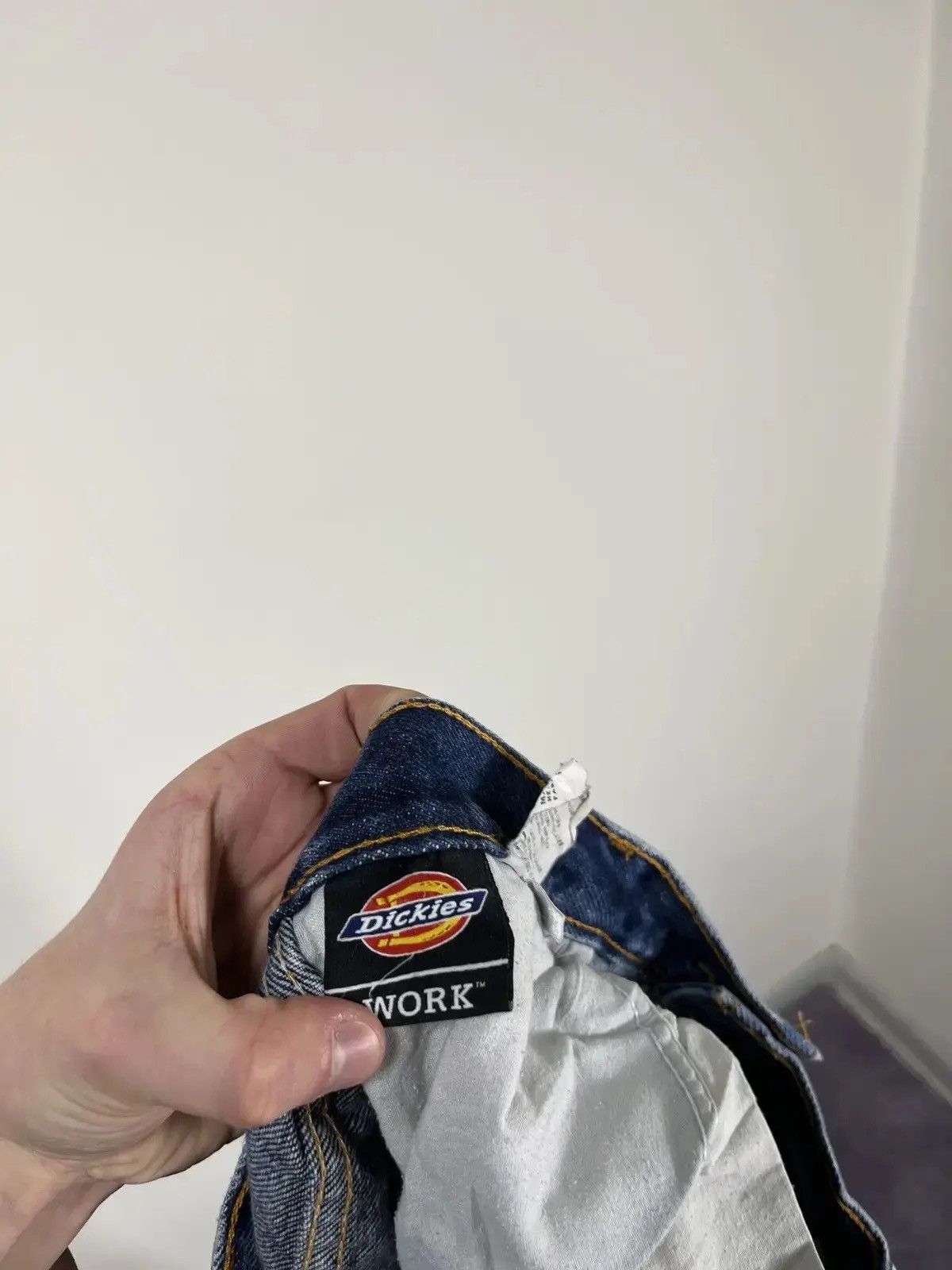 Dickies × Vintage Vintage Dickies Work Faded Blue Denim Hype Baggy Jeans Size US 36 / EU 52 - 8 Thumbnail