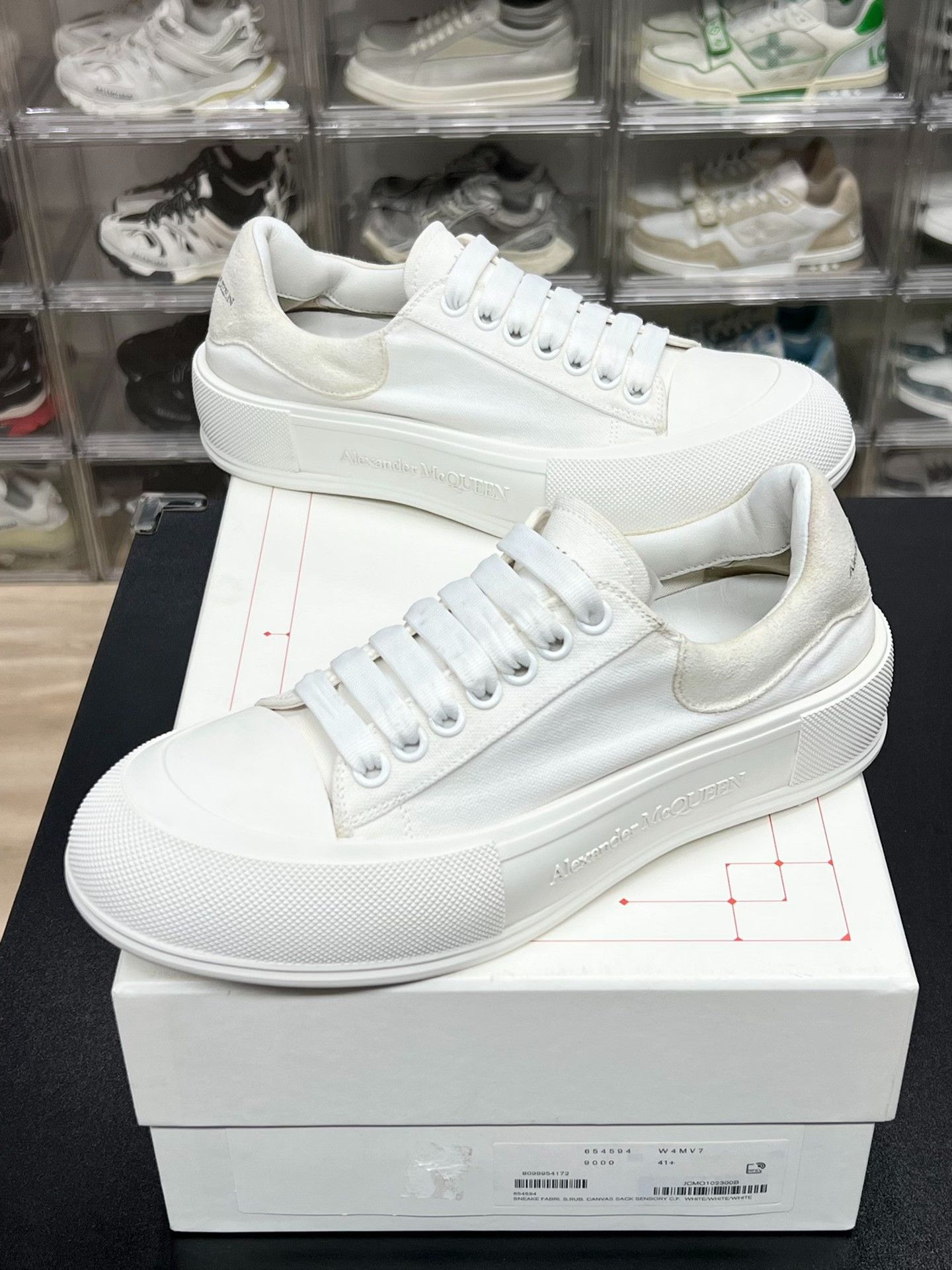 Alexander McQueen Alexander McQueen Canvas Lowtop Sneakers 8.5 Men Size US 8.5 / EU 41-42 - 1 Thumbnail