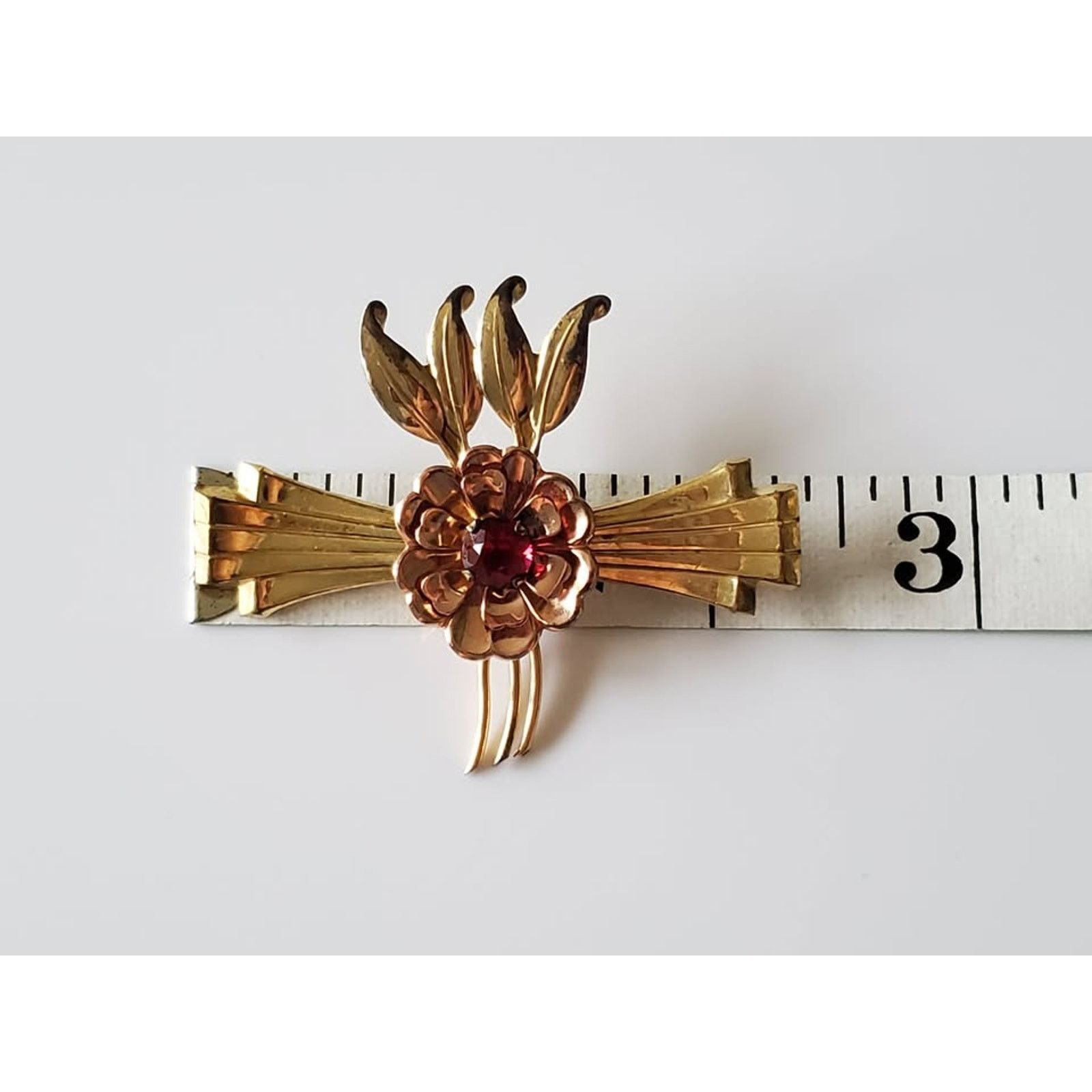 Other Vintage 1940s Gold-fill Harry Iskin Floral Brooch Size ONE SIZE - 7 Thumbnail