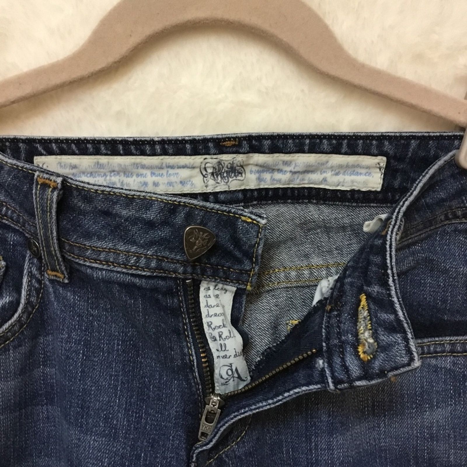 Other City of Angels Blue Rainbow Jeans Size 27" / US 4 / IT 40 - 3 Thumbnail
