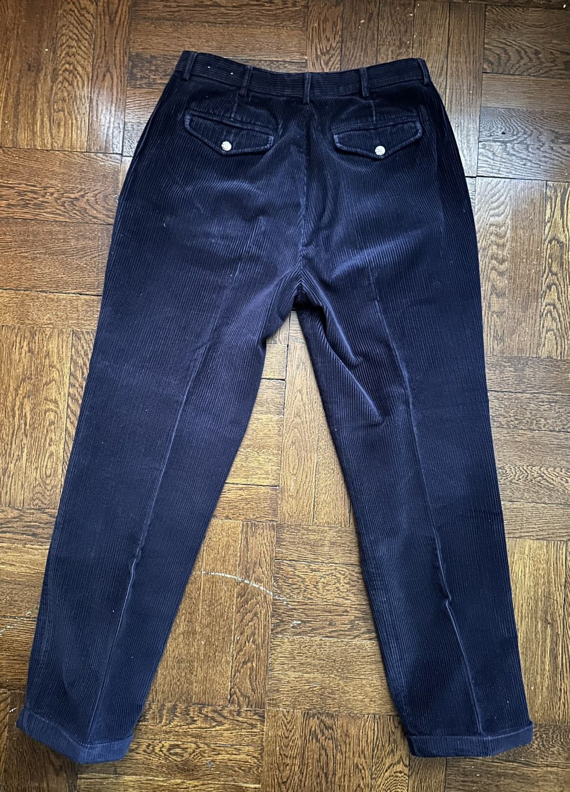 Woolrich Woolen Mills Vintage Woolrich Corduroy Pants - 33 - Pleated and Cuffed Size US 33 - 2 Thumbnail