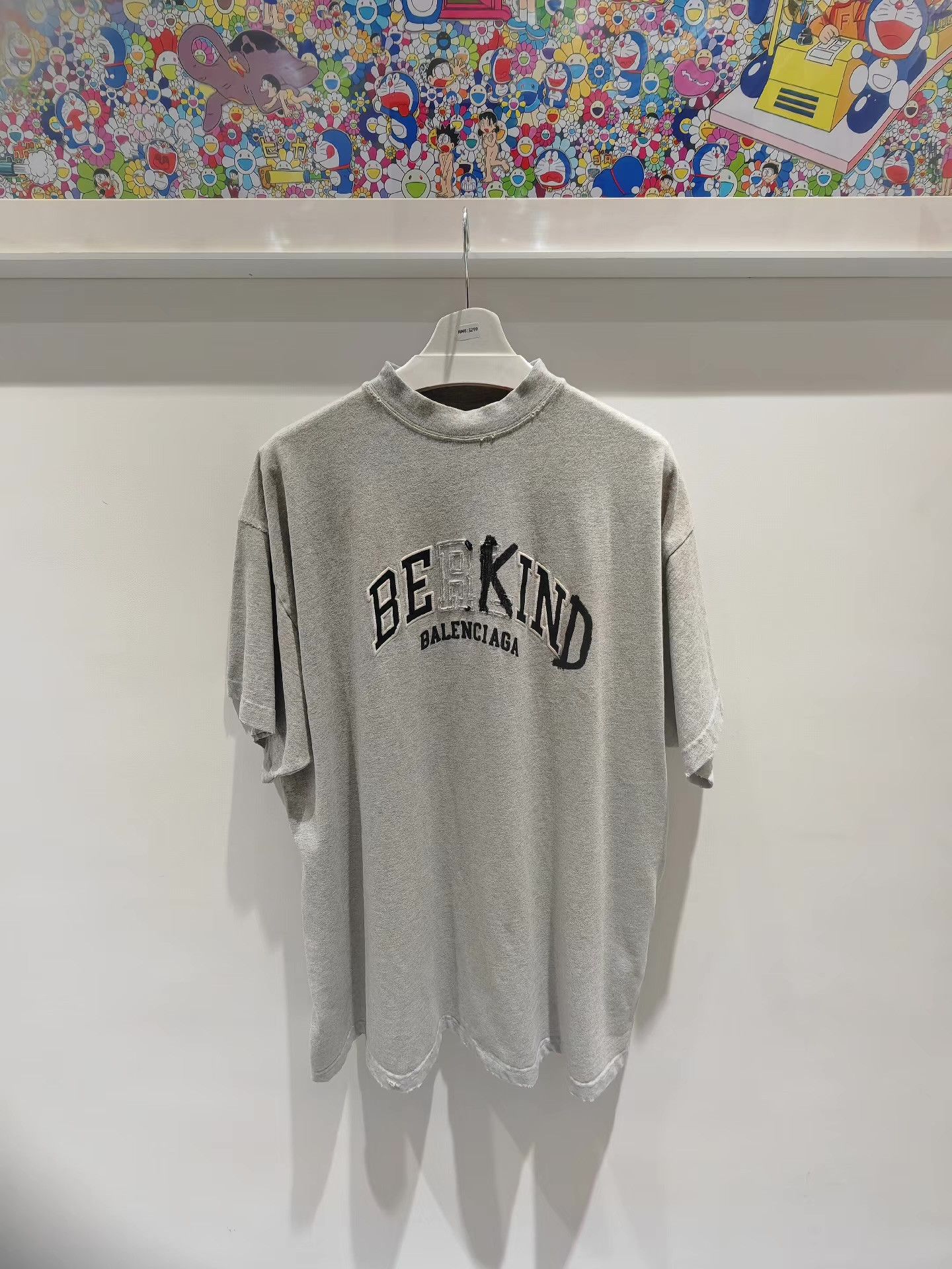 Balenciaga Balenciaga Logo Print Short Sleeve Tee Q15 Size US M / EU 48-50 / 2 - 1 Thumbnail