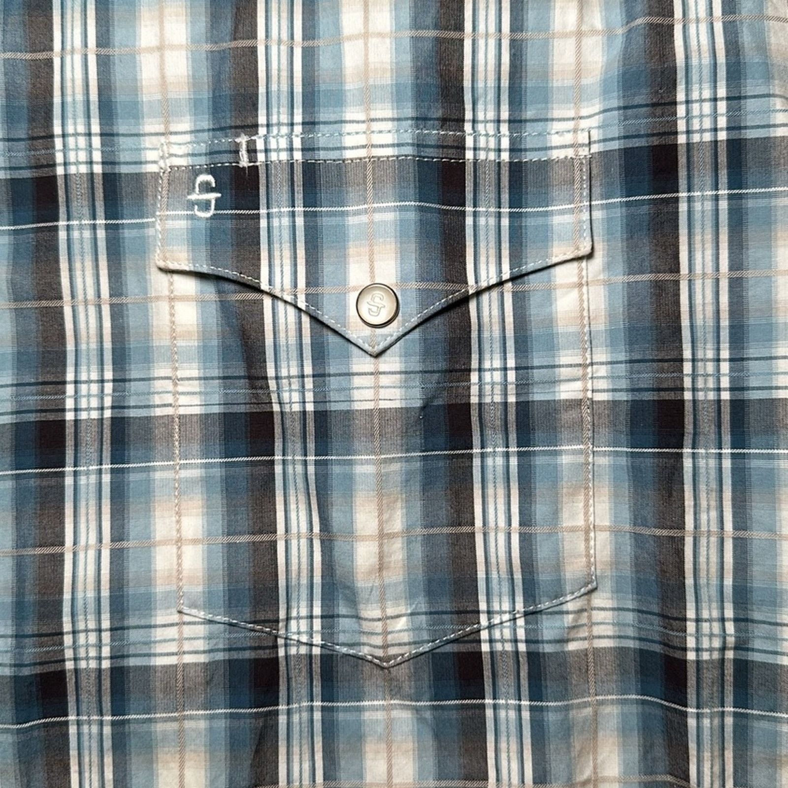 Stetson Stetson Western Long Sleeve Pearl Snap Button - 2XL Size US XXL / EU 58 / 5 - 5 Thumbnail