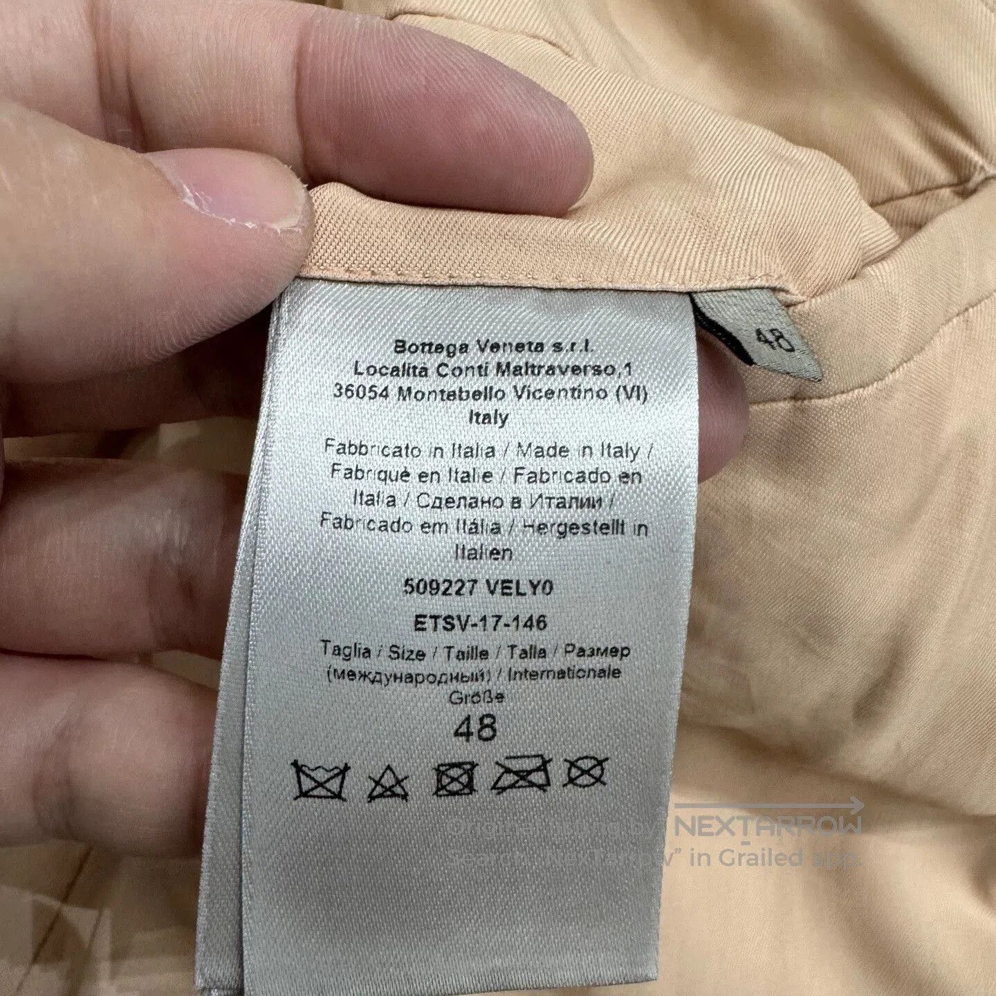 Bottega Veneta Bottega Veneta Beige Leather Jacket. Size US L / EU 52-54 / 3 - 3 Thumbnail