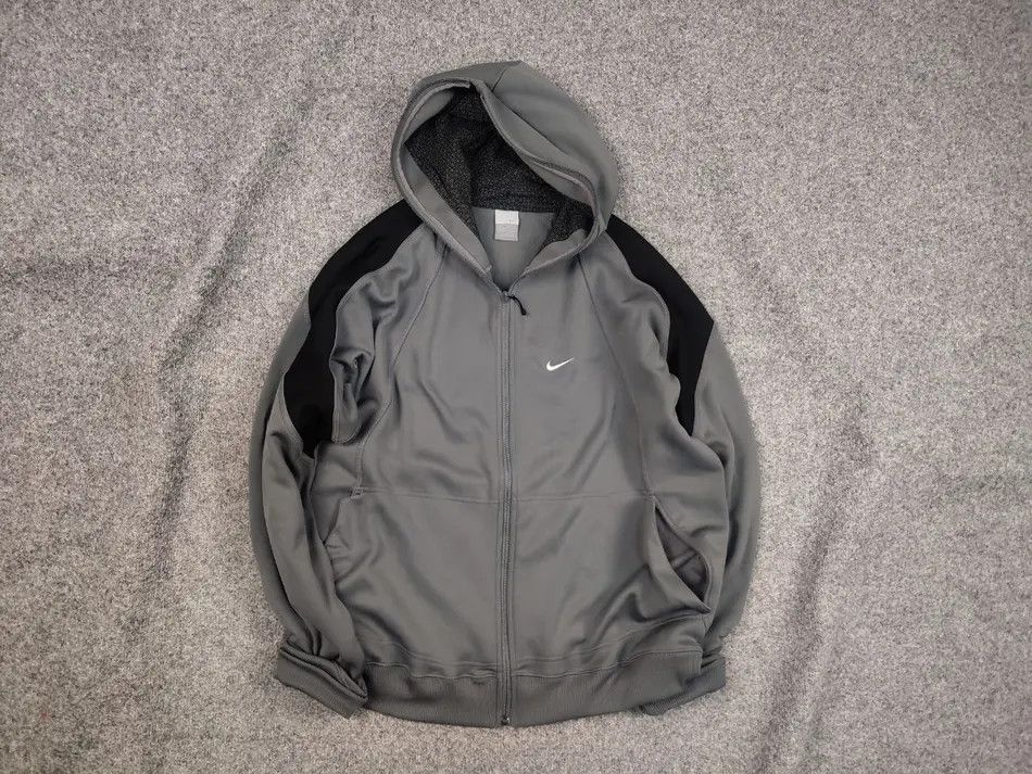 Nike Vintage Nike Swoosh Y2K Ninja Japan Full Zip Gray Hoodie Size US L / EU 52-54 / 3 - 1 Thumbnail