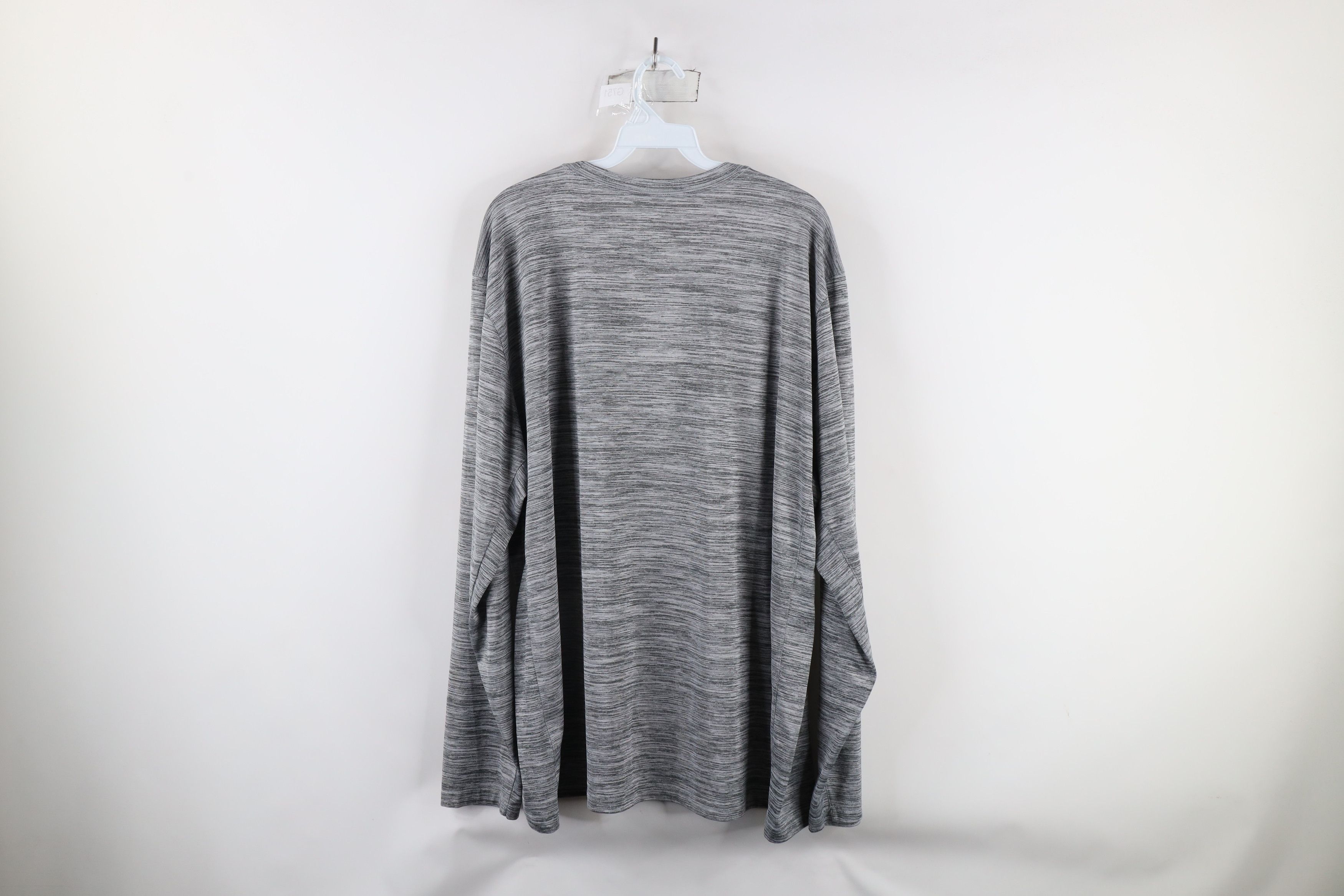 Nike × Vintage Nike University of Michigan Knit Long Sleeve T-Shirt Gray Size US M / EU 48-50 / 2 - 11 Thumbnail