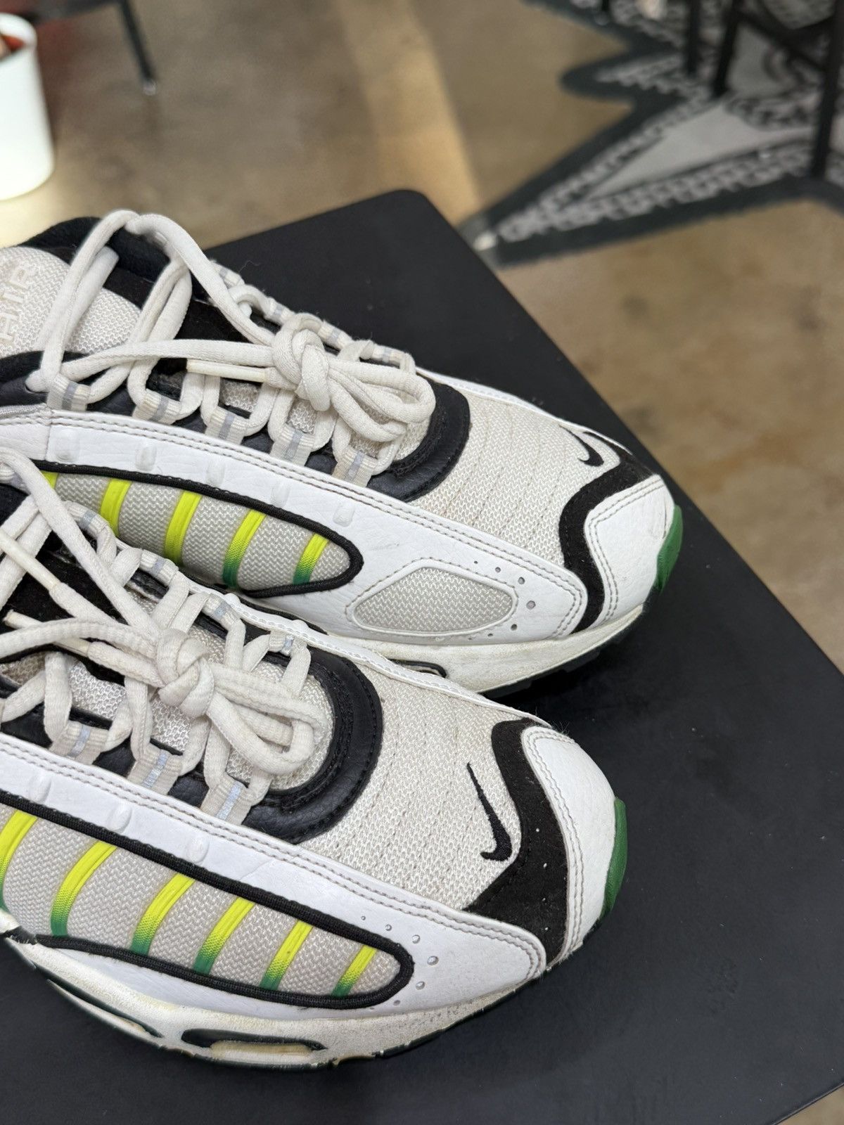 Nike Nike Air Max Tailwind 4 White Volt Black Size 10 (2019) Size US 10 / EU 43 - 8 Thumbnail
