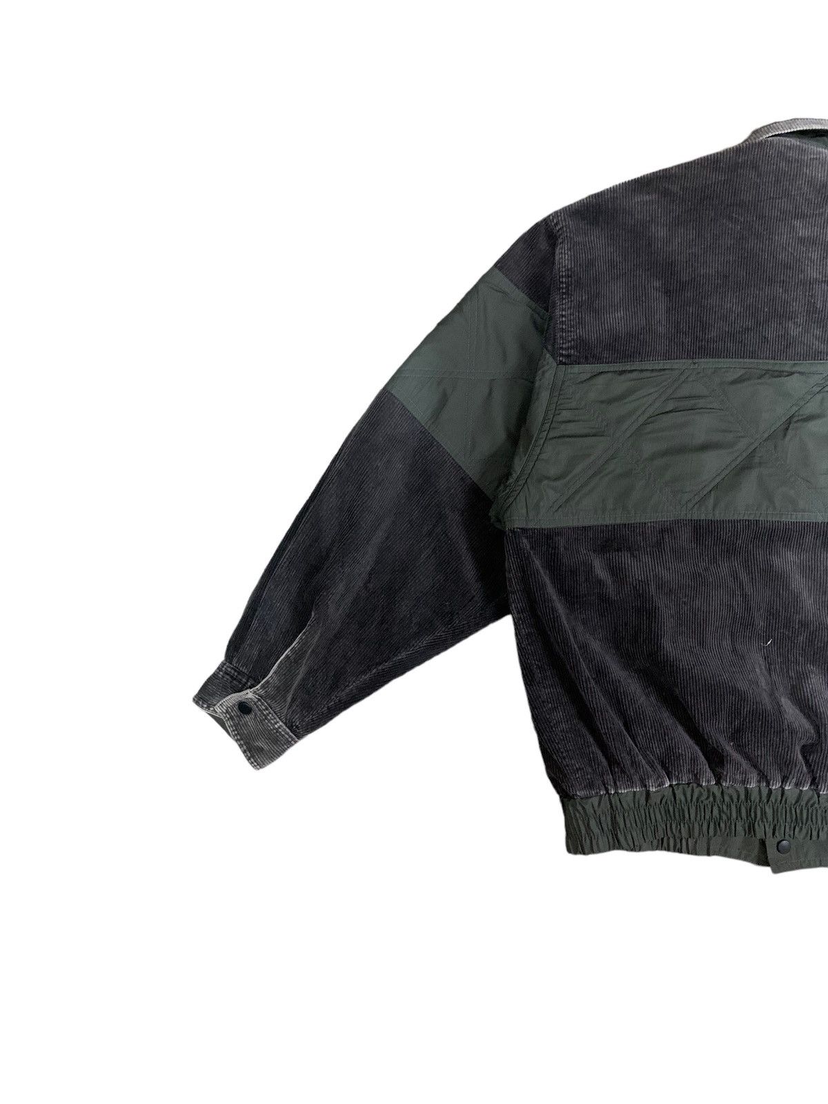 Designer × Issey Miyake × Vintage Vintage Issey Miyake Corduroy Reversible Bomber Jacket Size US M / EU 48-50 / 2 - 9 Thumbnail