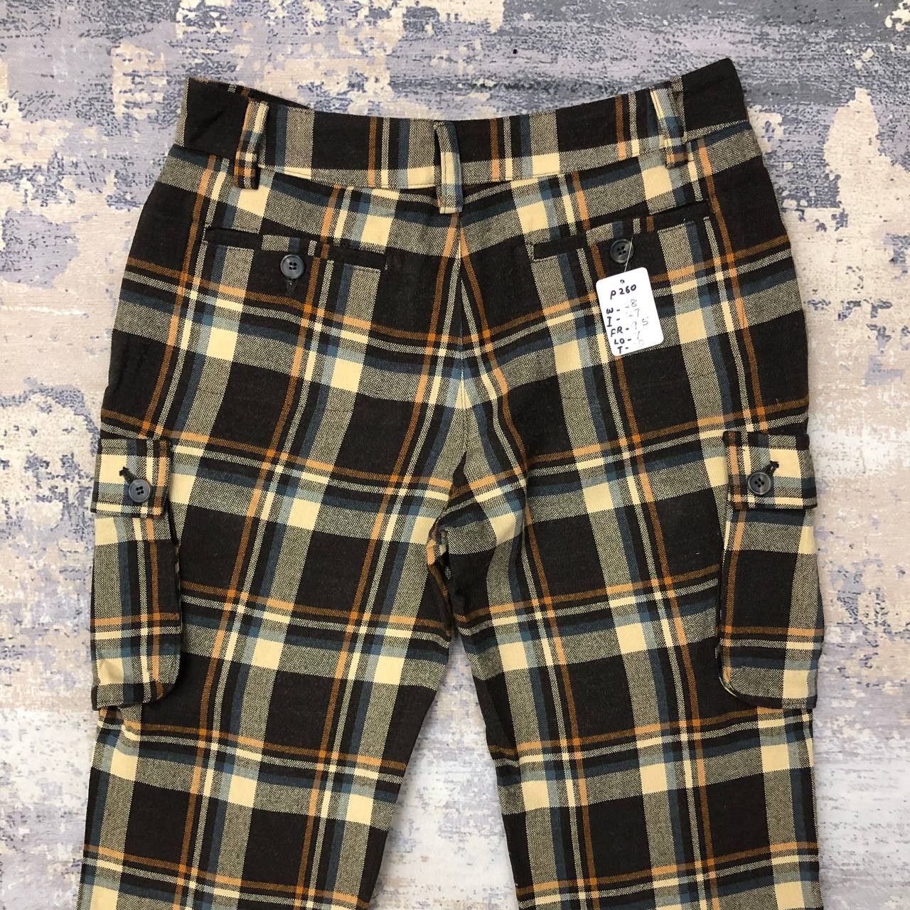 Japanese Brand × Le Coq Sportif P260 LE COQ SPORTIF X FRAIS TARTAN CARGO PANTS Size 28" / US 6 / IT 42 - 4 Thumbnail