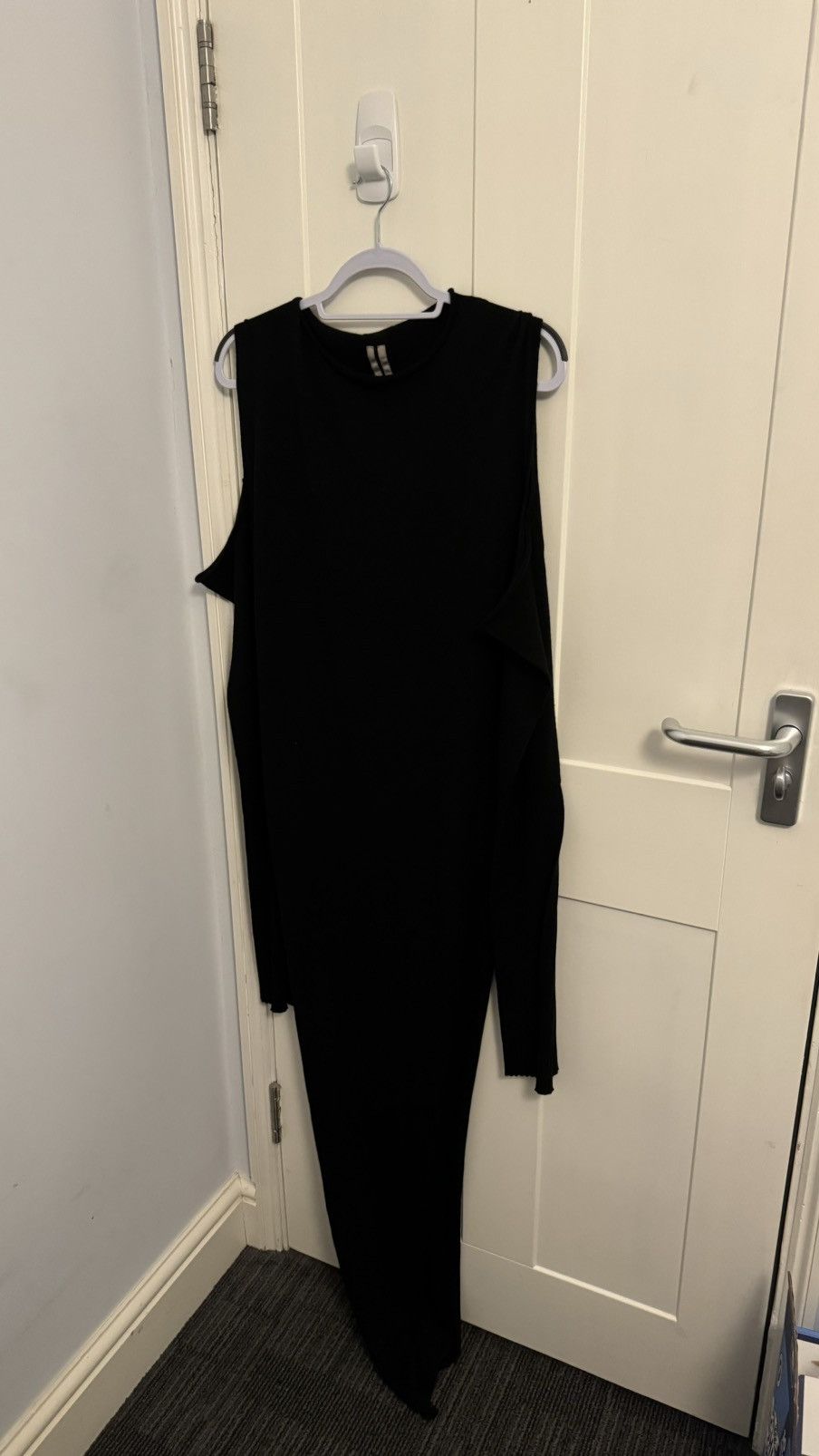 Rick Owens Rick Owens Luxor FW23 Cape Sleeve Dress Size L / US 10 / IT 46 - 2 Thumbnail