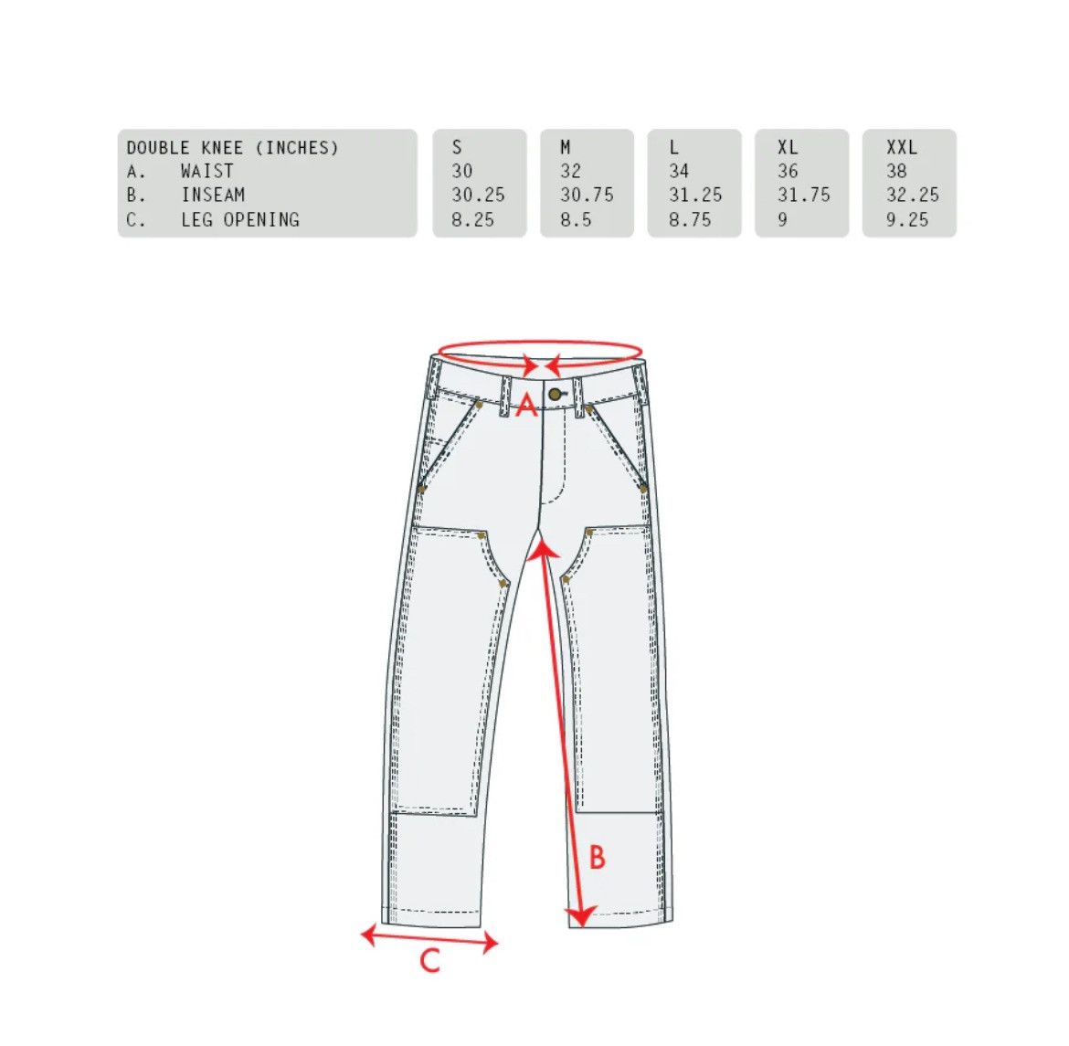 GX1000 GX1000 Double Knee Pants Charcoal size 30 Size US 30 / EU 46 - 5 Thumbnail