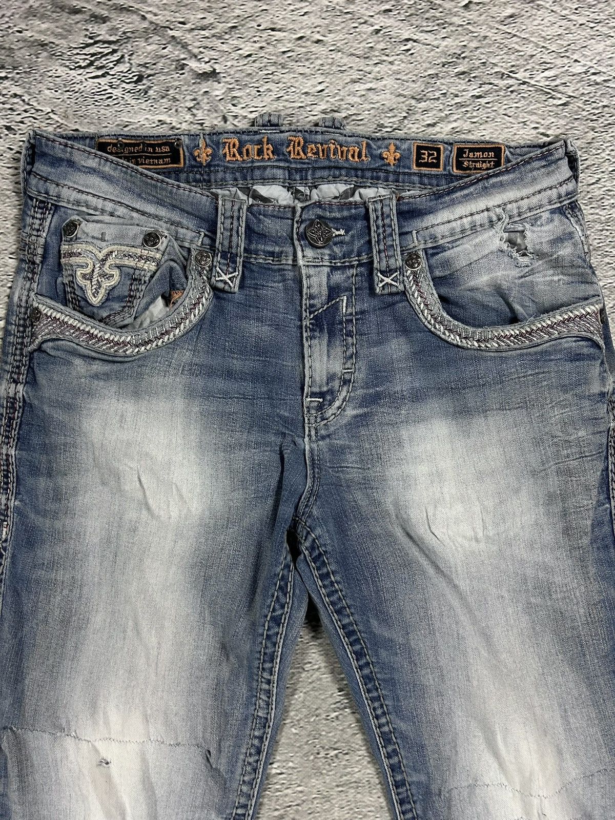 Rock Revival Rock Revival jeans washed Y2K Jamon Straight Size US 32 / EU 48 - 7 Thumbnail