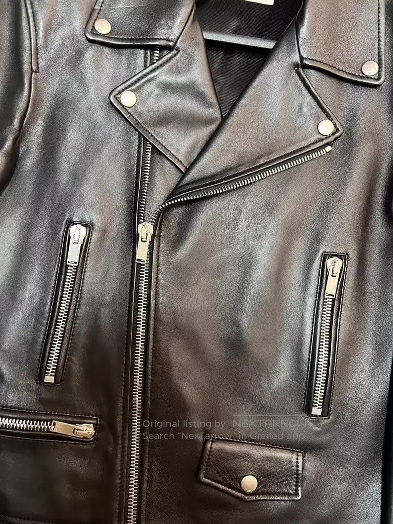 Saint Laurent Paris Saint Laurent Paris Motorcycle Leather Jacket Size US M / EU 48-50 / 2 - 4 Thumbnail