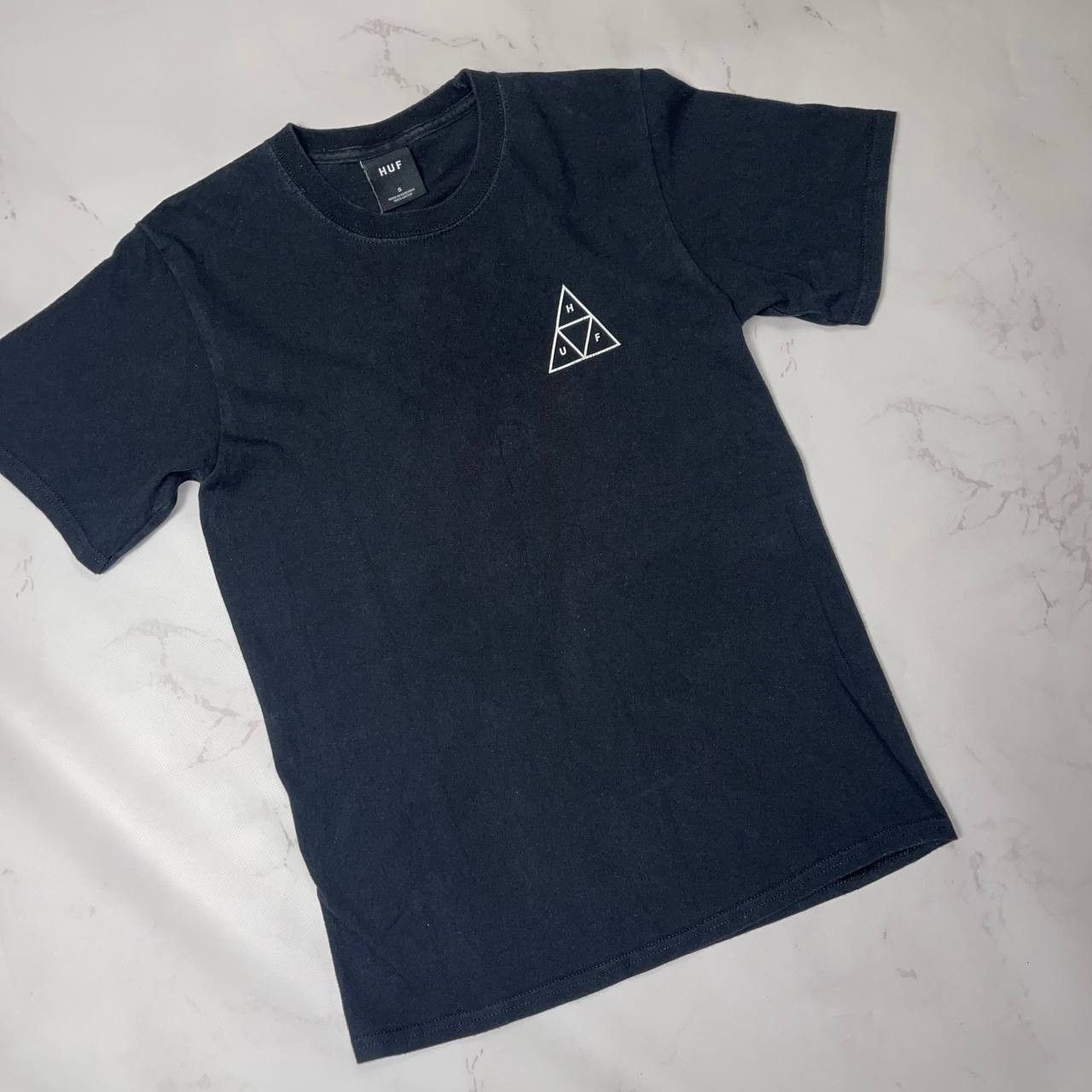 Huf HUF Mens S size ‘MIRAGE’ Triple Triangle T-Shirt BLACK Size US S / EU 44-46 / 1 - 5 Thumbnail