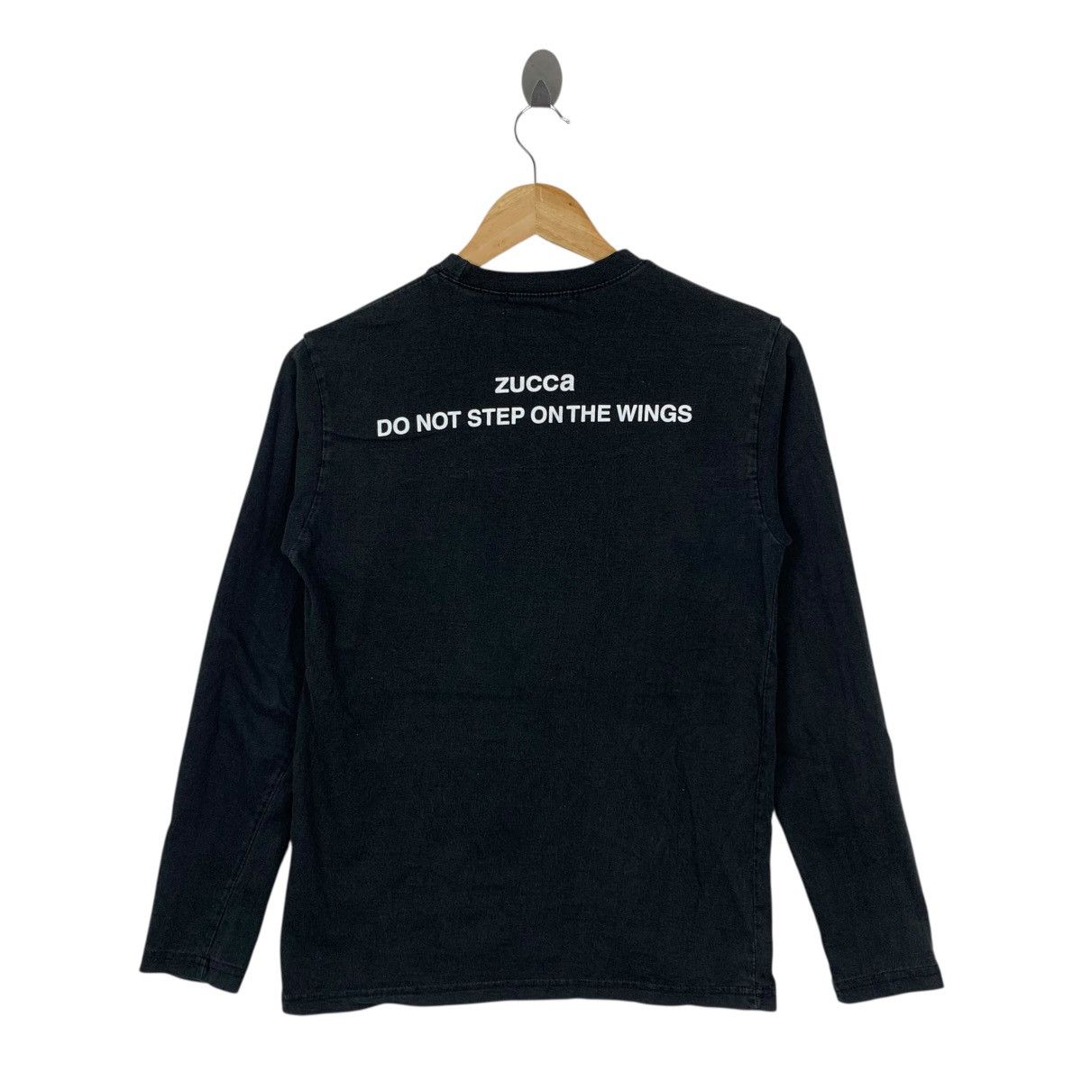 Vintage Vintage CABANE DE ZUCCA Do Not Step On The Wings Shirt Size US XS / EU 42 / 0 - 1 Thumbnail
