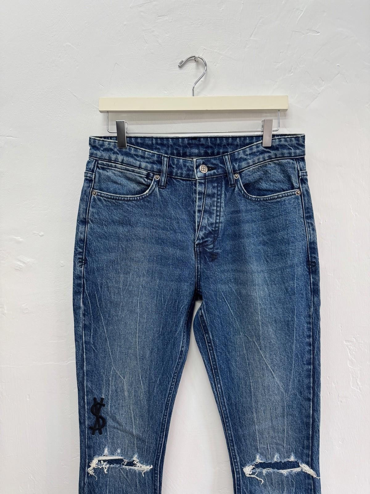 Ksubi new Ksubi mens denim jeans van winkle BLUUU blue patch 32 m Size US 32 / EU 48 - 2 Thumbnail