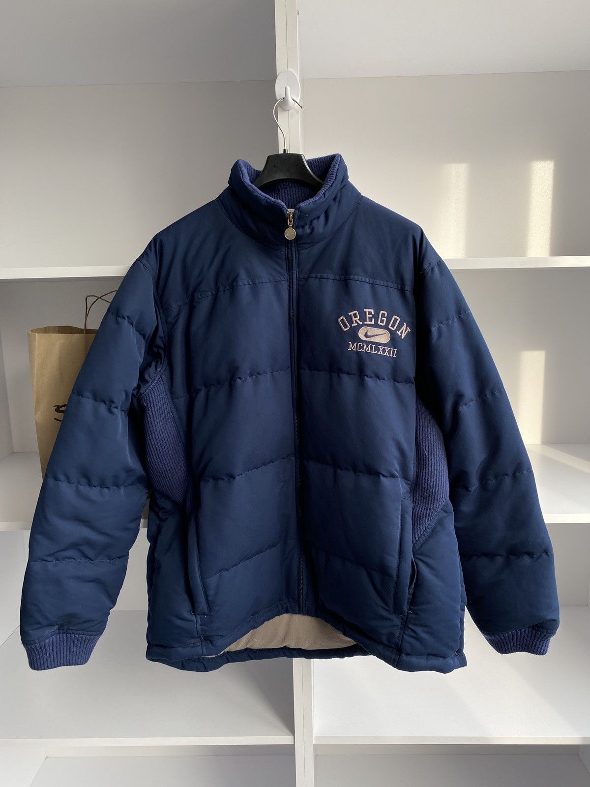 Nike × Vintage Nike oregon puffer jacket Size US XL / EU 56 / 4 - 3 Thumbnail