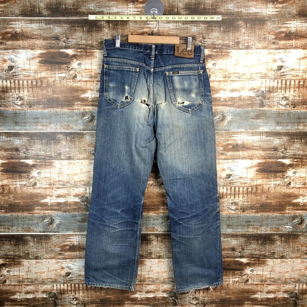 Lee DL Lee Riders Blue Distressed Denim Pants #C092 Size US 30 / EU 46 - 14 Thumbnail