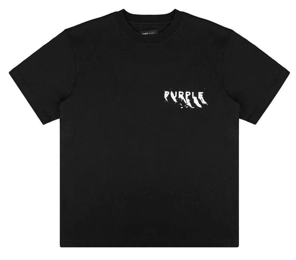 Purple Brand Purple Brand Painted Wordmark Tee Size US XL / EU 56 / 4 - 1 Thumbnail